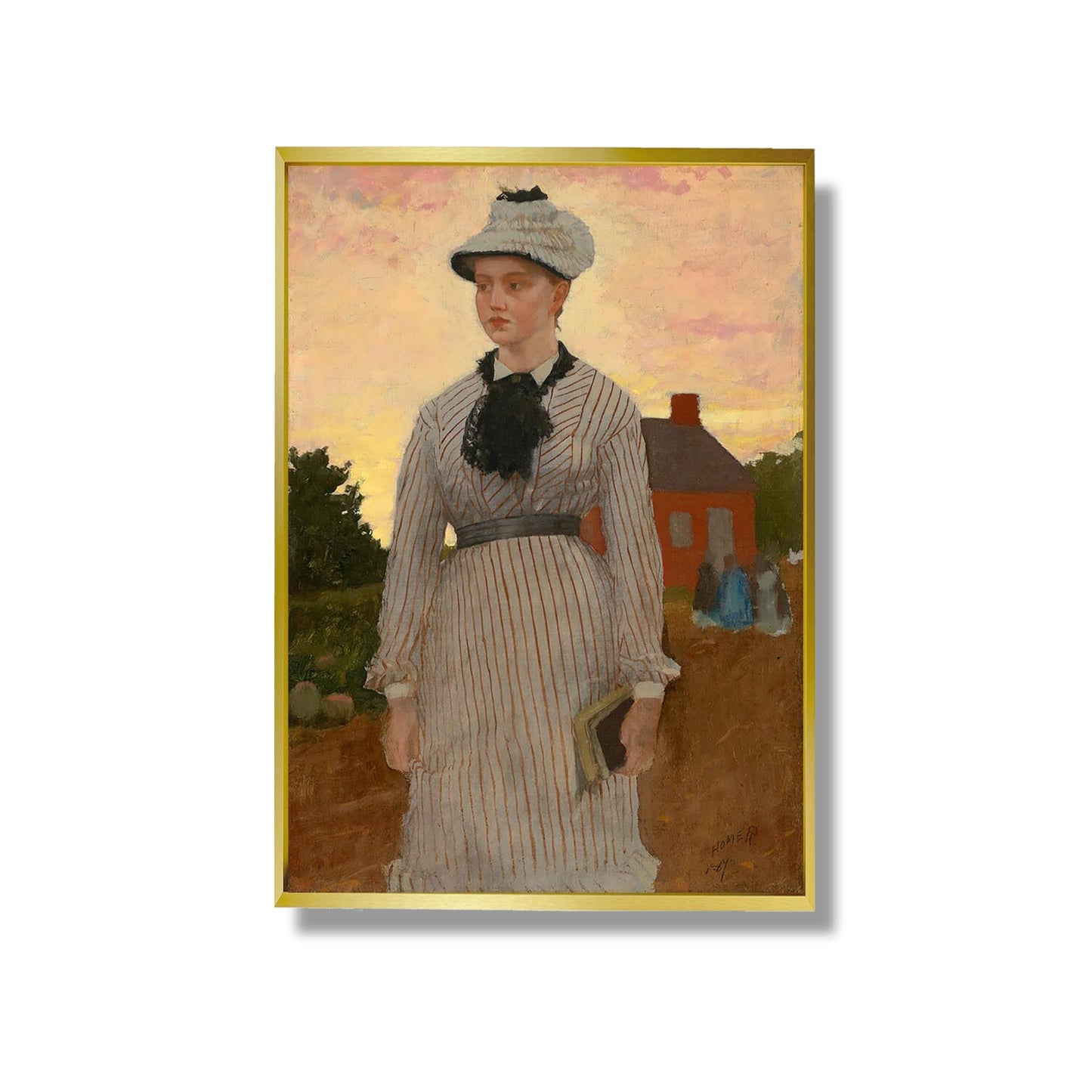 The Red School House - Winslow Homer