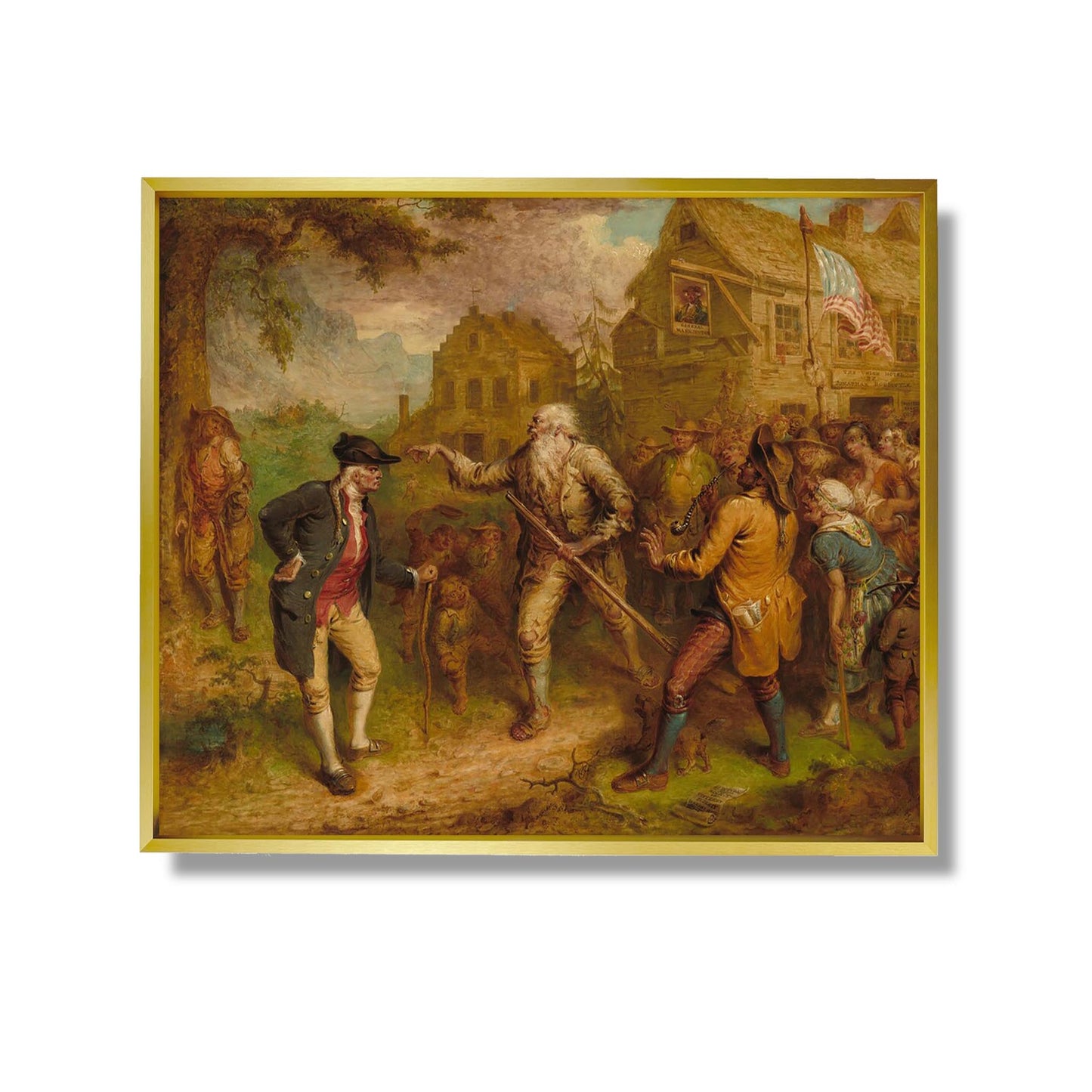 Die Rückkehr von Rip Van Winkle - John Quidor