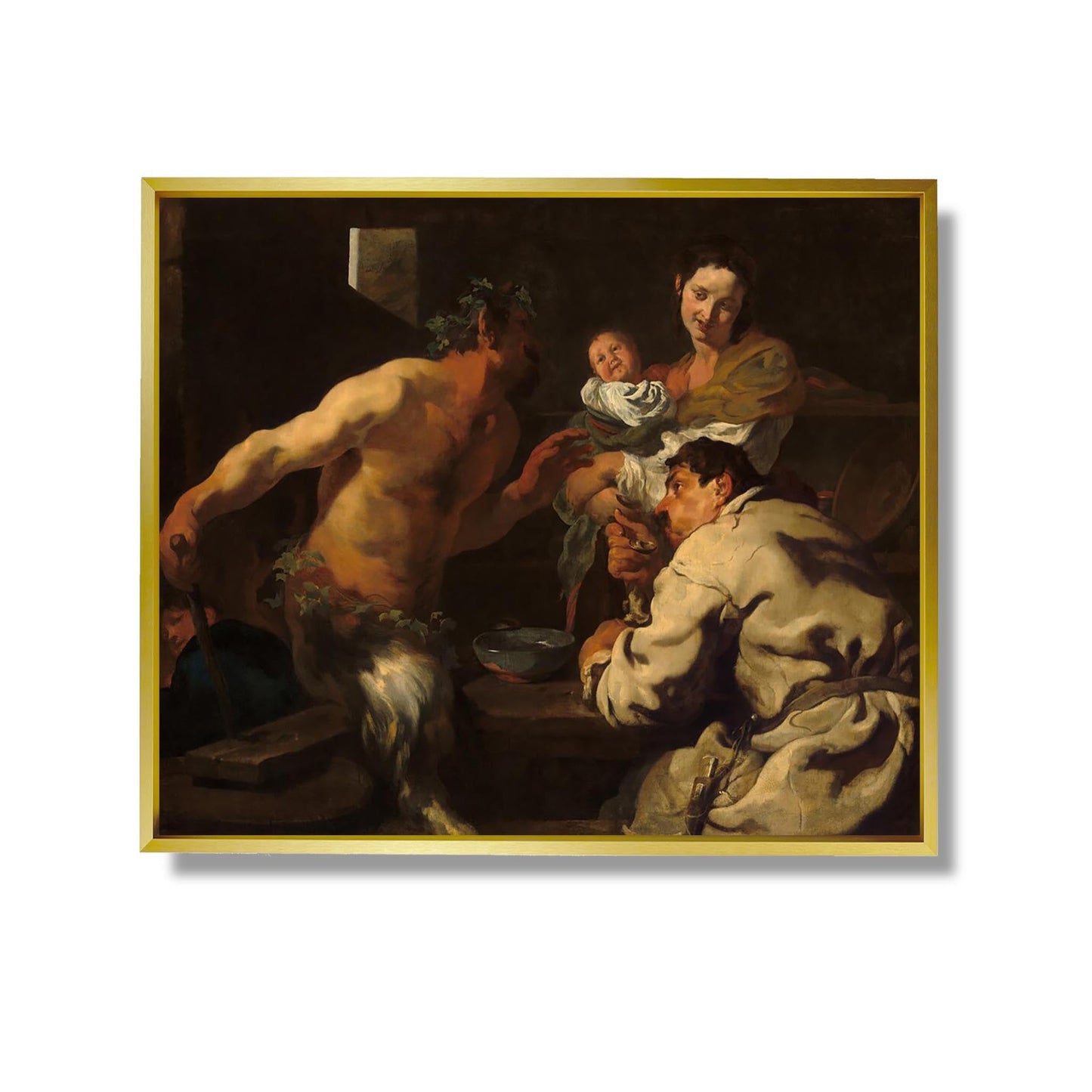 Der Satyr und der Bauer - Johann Liss