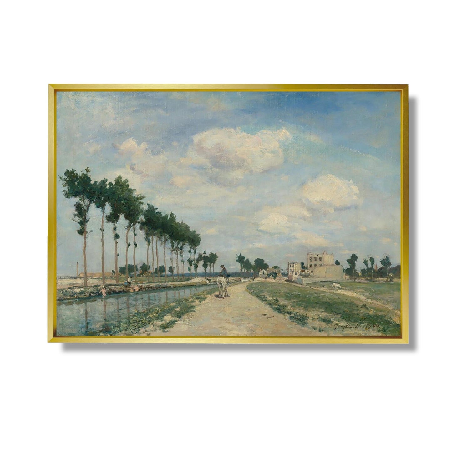 The Towpath - Johan Barthold Jongkind