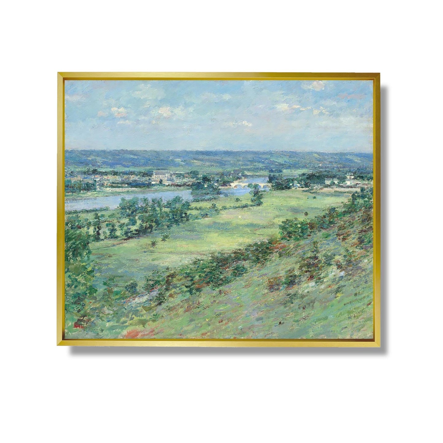 The Valley of the Seine, from the Hills of Giverny - Theodore Robinson