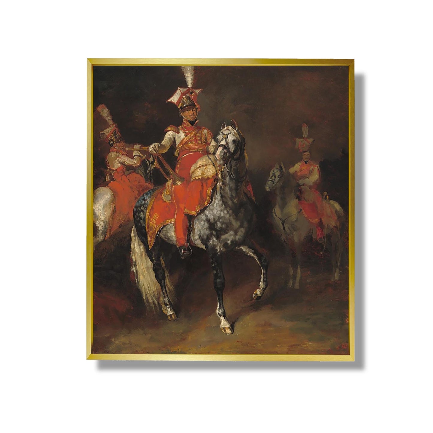 Trompettistes à cheval de la garde impériale de Napoléon - Théodore Gericault