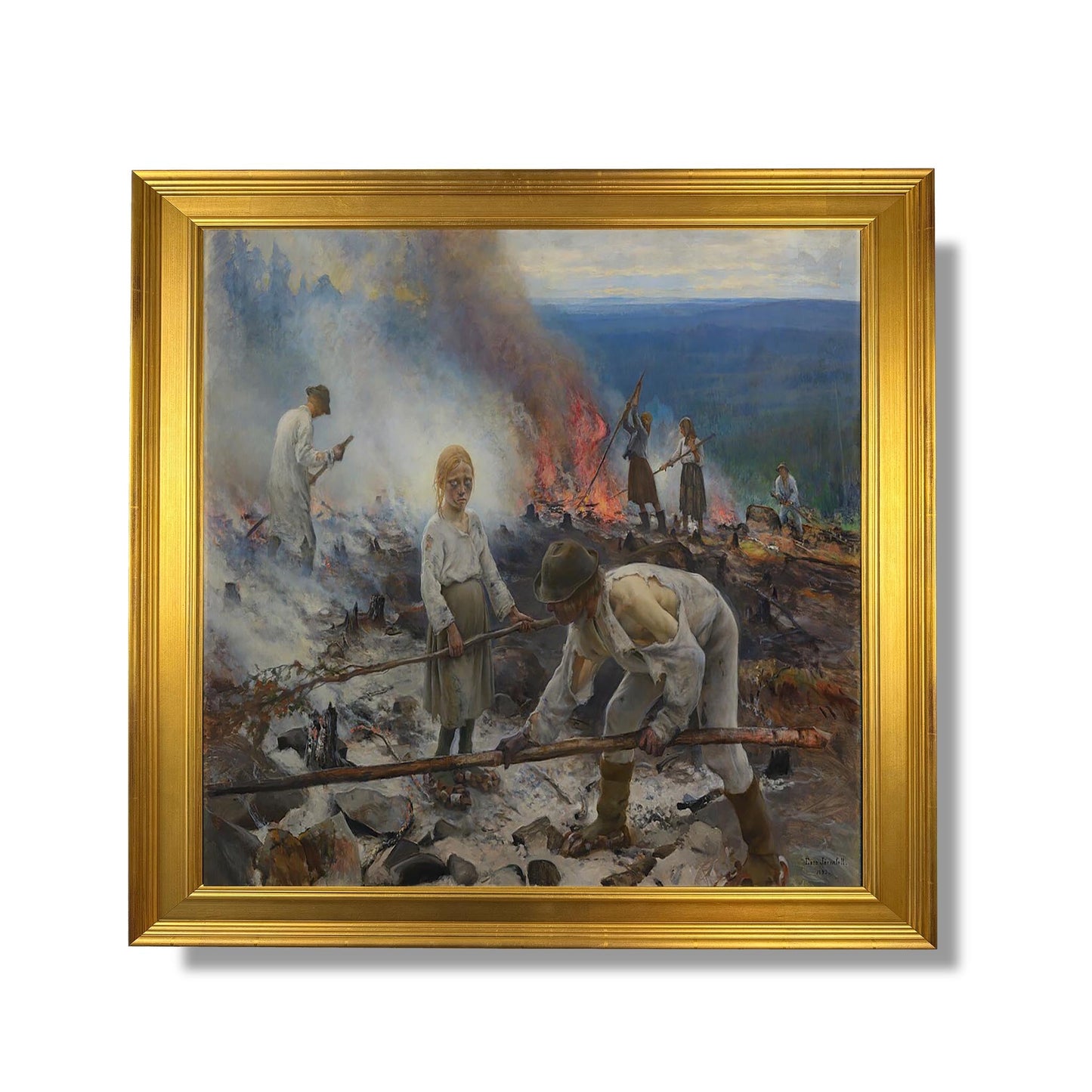 Under the Yoke (Burning the Brushwood) - Eero Järnefelt