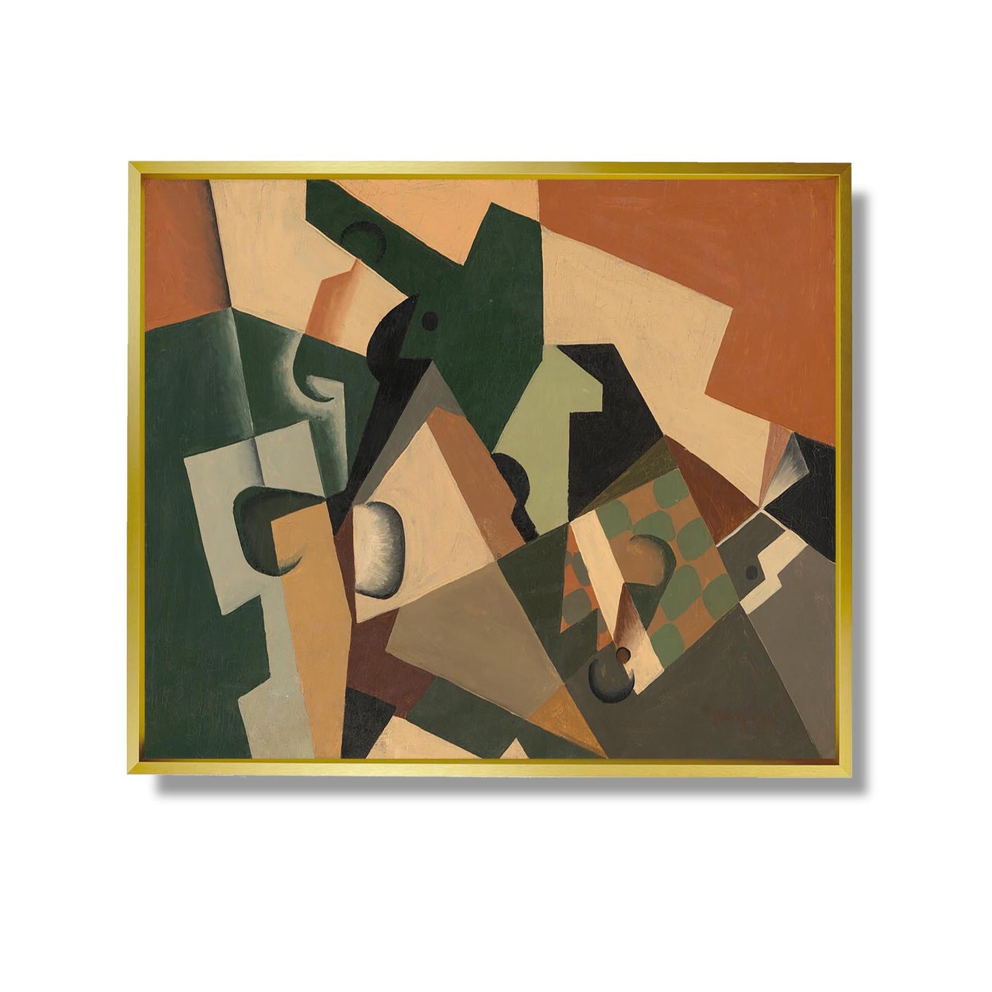 Verre et damier - Juan Gris