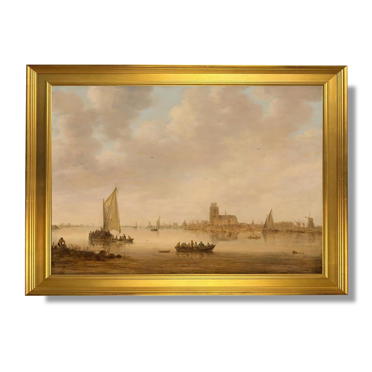 View of Dordrecht from the Dordtse Kil - Jan van Goyen