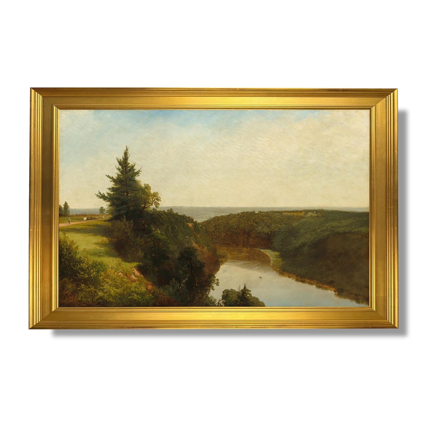 Blick auf den Genesee in der Nähe von Mount Morris - John Frederick Kensett
