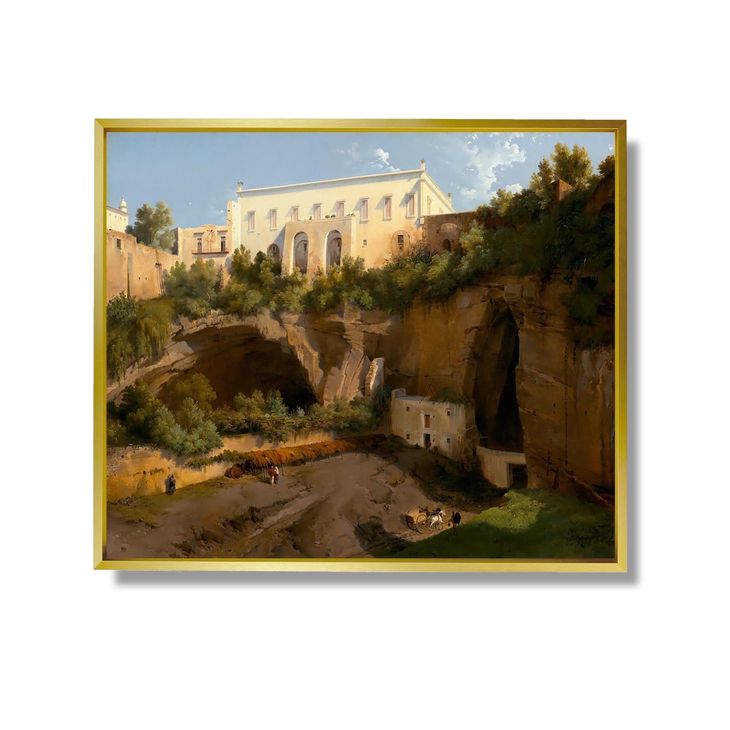 Vue d'une villa, Pizzofalcone, Naples - Lancelot-Théodore Turpin de Crissé