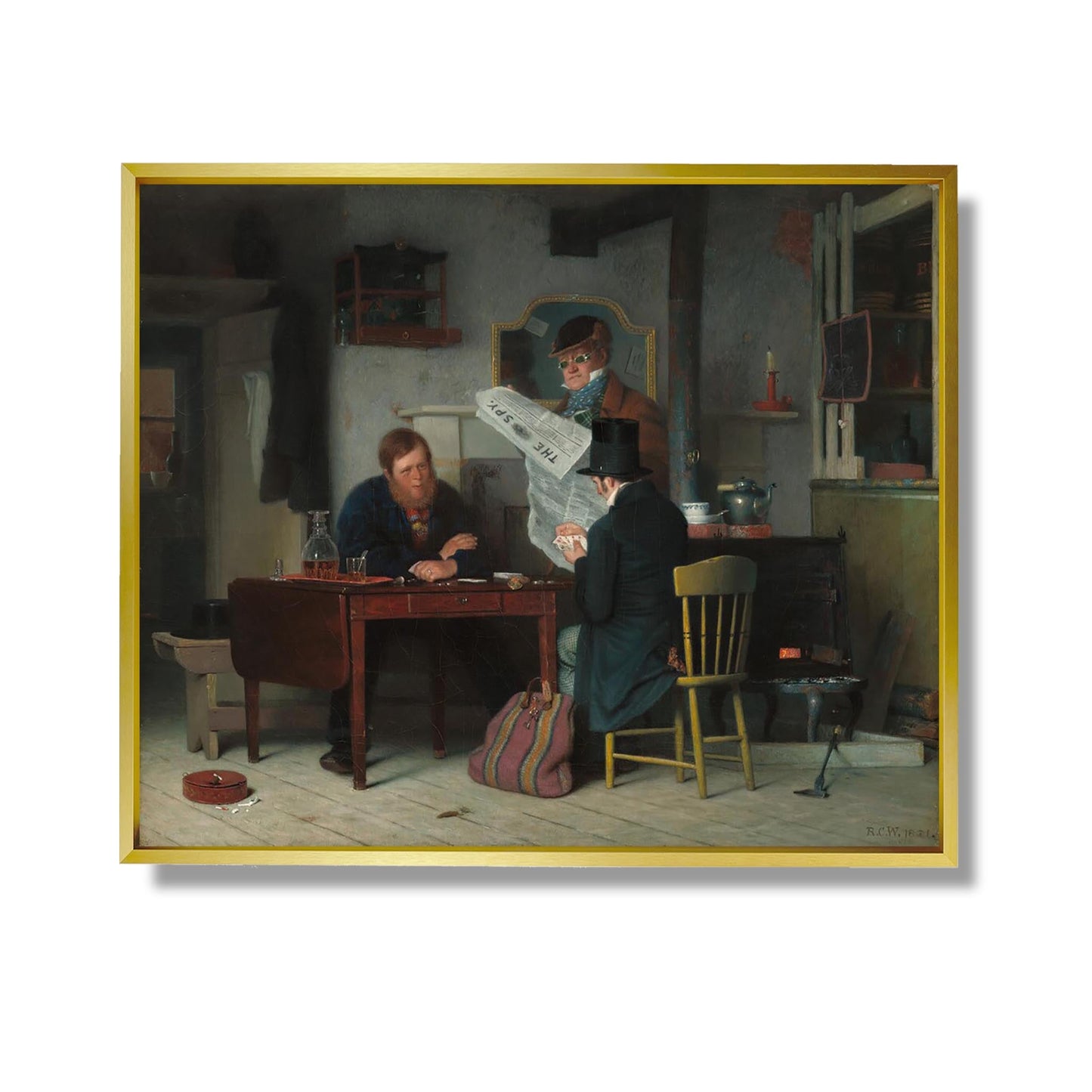 Waiting for the Stage - Richard Caton Woodville