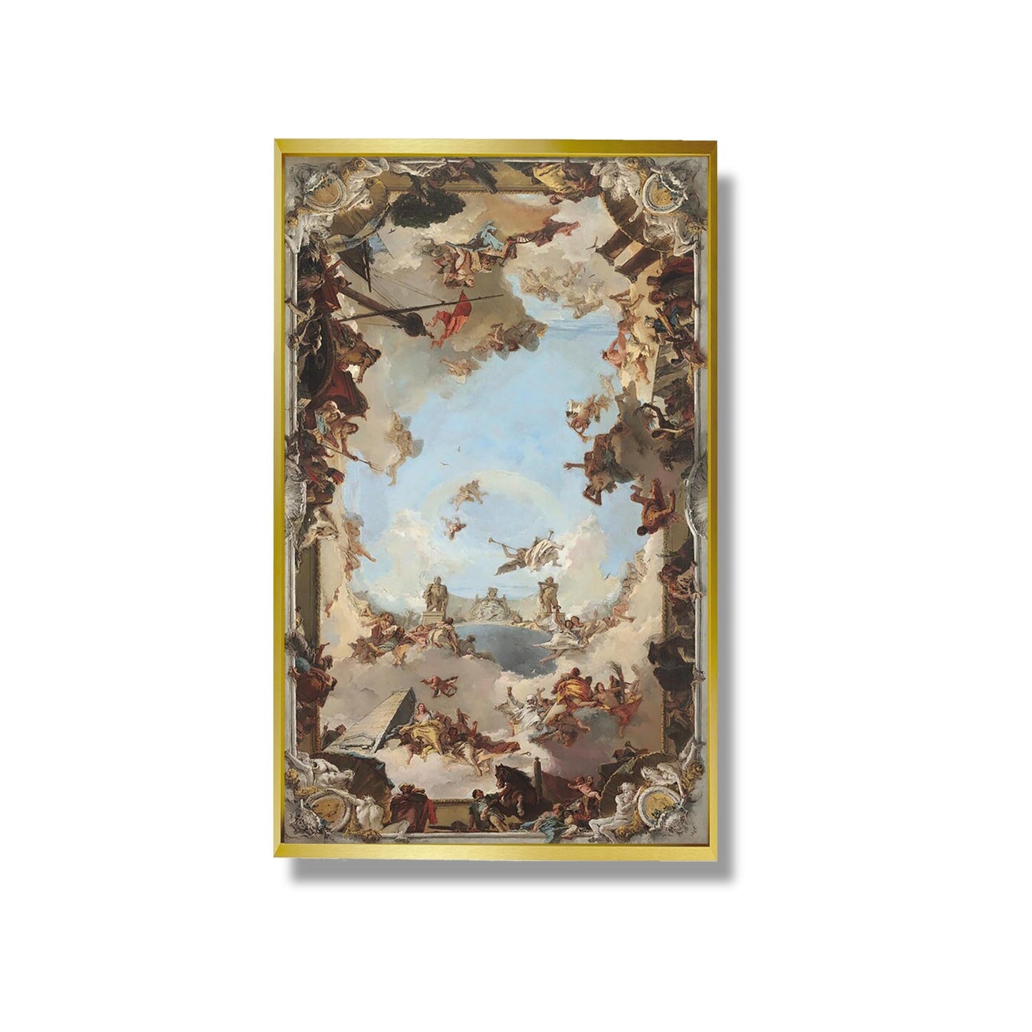 Wealth and Benefits of the Spanish Monarchy under Charles III - Giovanni Battista Tiepolo