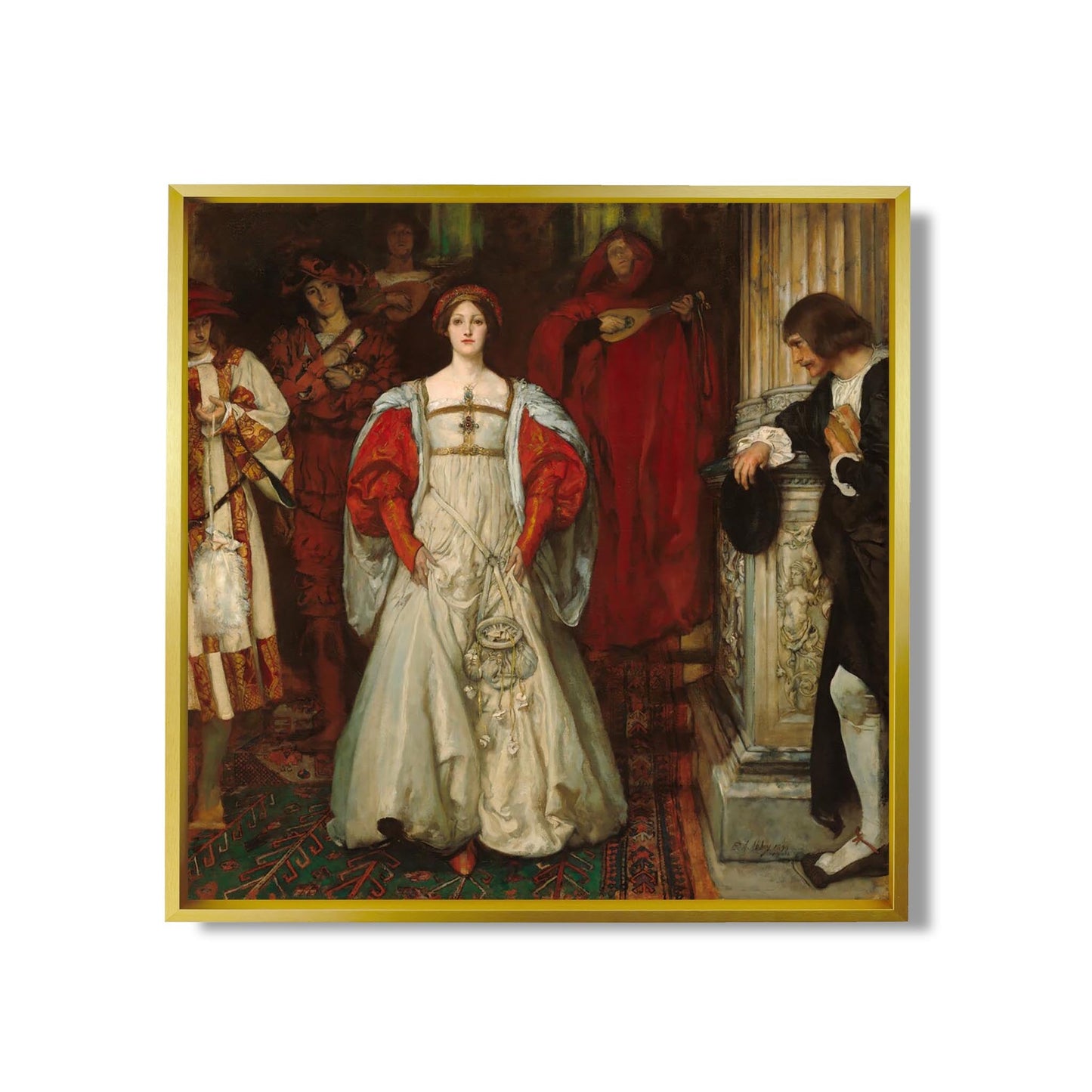 Who Is Sylvia? What Is She, That All the Swains Commend Her? - Edwin Austin Abbey
