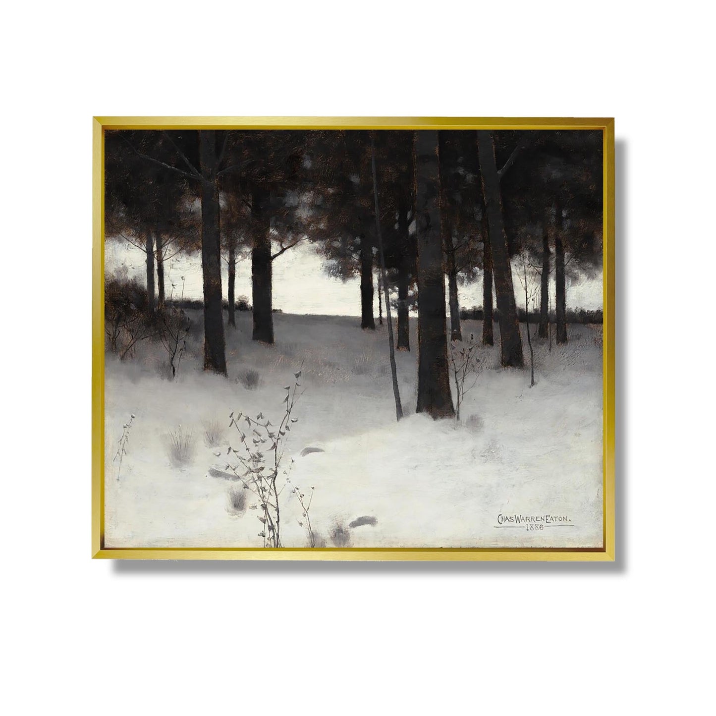 Woods in Winter - Charles Warren Eaton