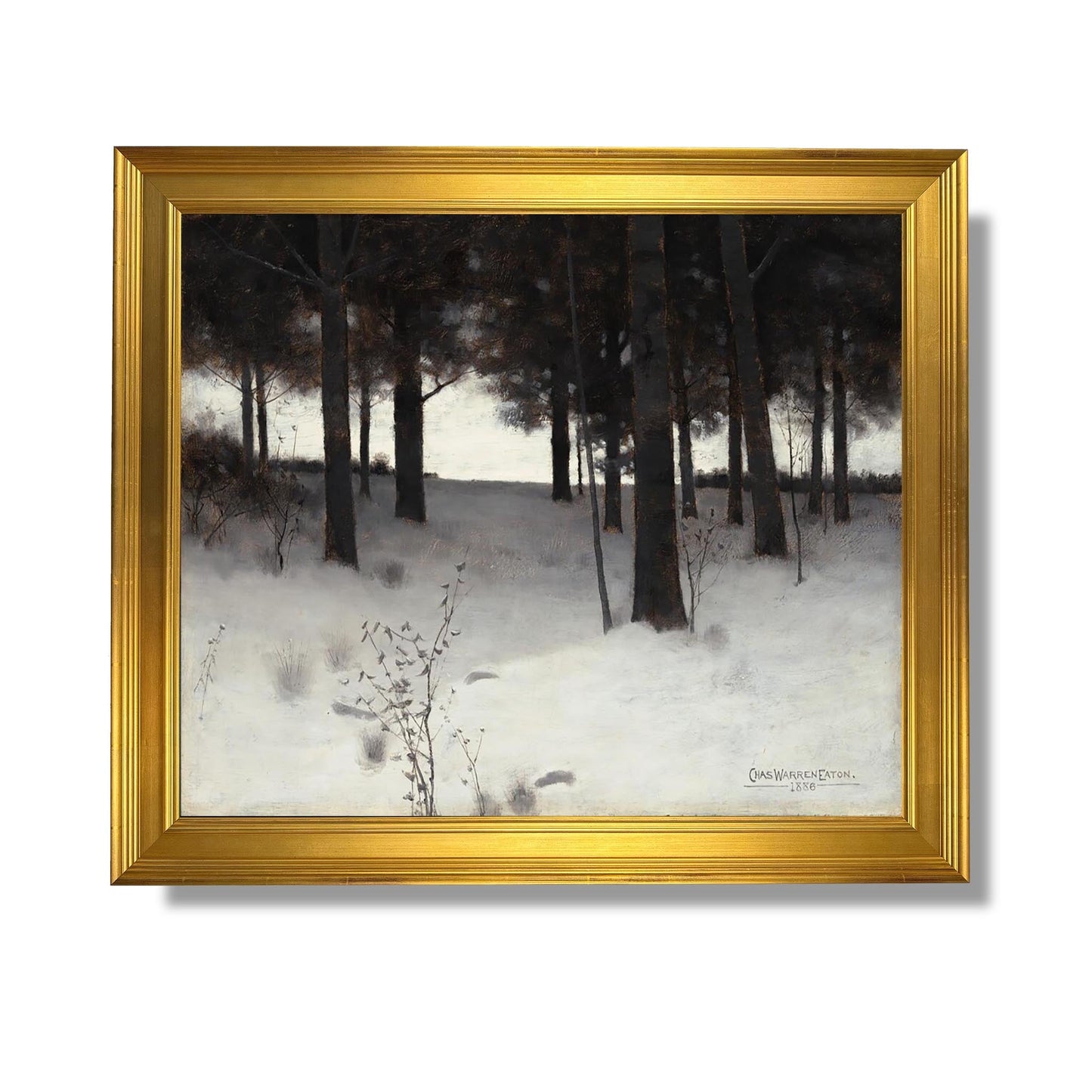 Woods in Winter - Charles Warren Eaton