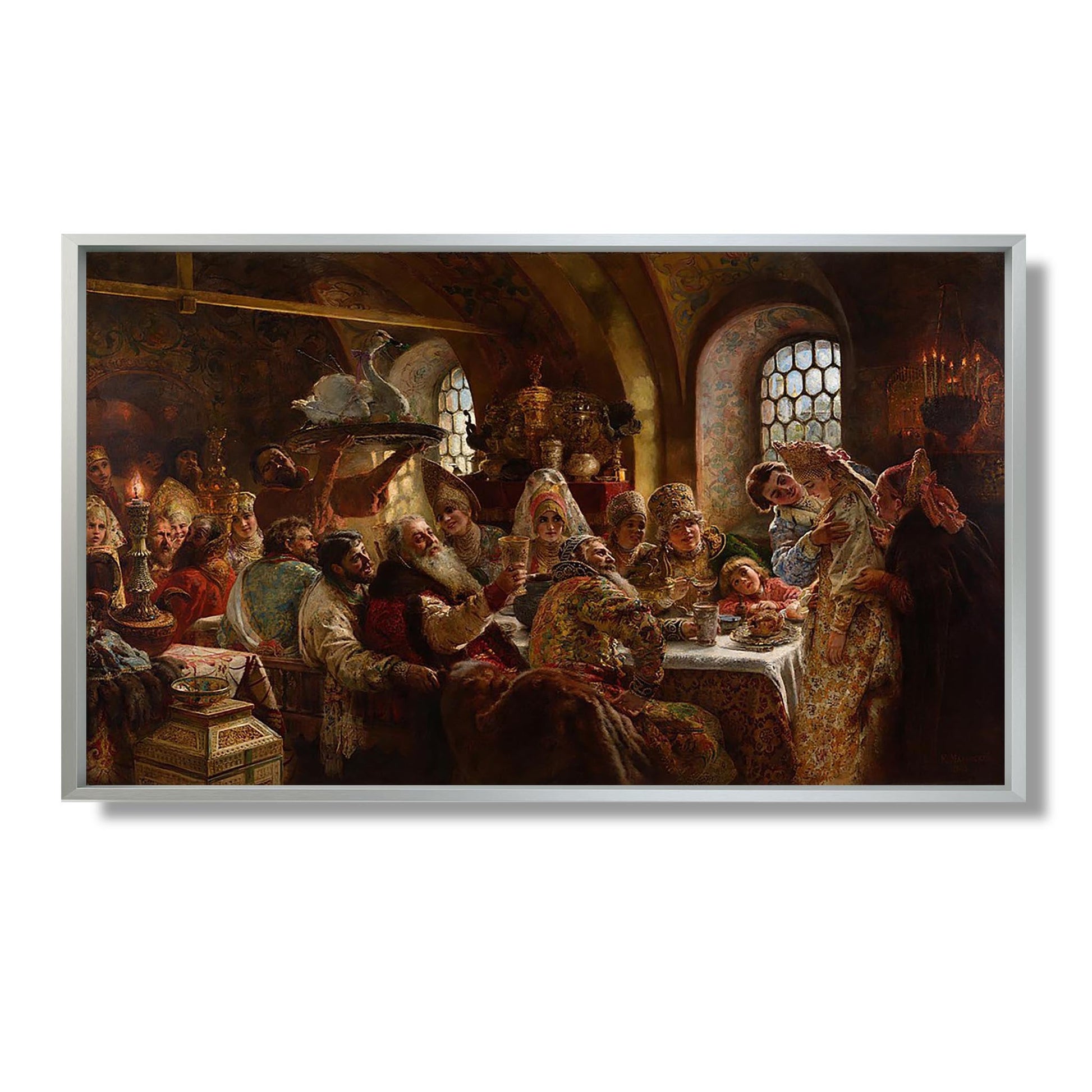 A Boyar Wedding Feast - Konstantin Makovsky - Reproduction Peinture