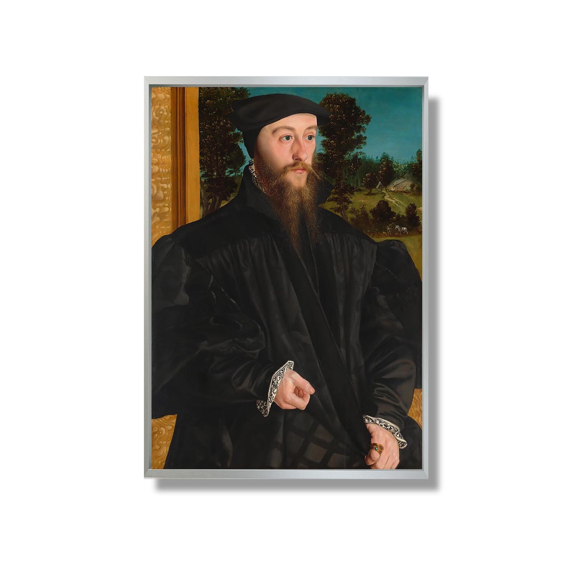 A Member of the Fröschl Family - Hans Mielich - Reproduction Peinture