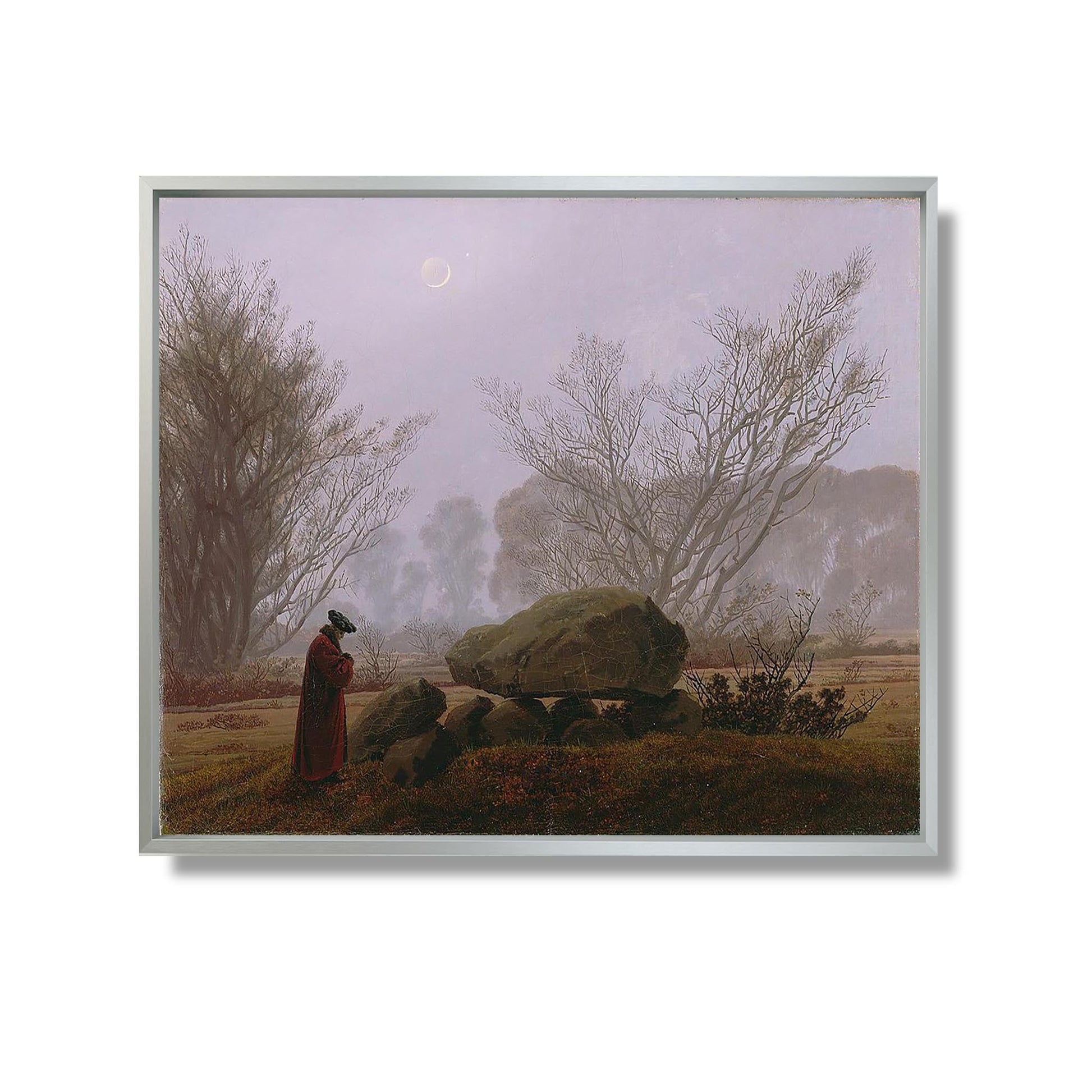 A Walk at Dusk - Caspar David Friedrich - Reproduction Peinture