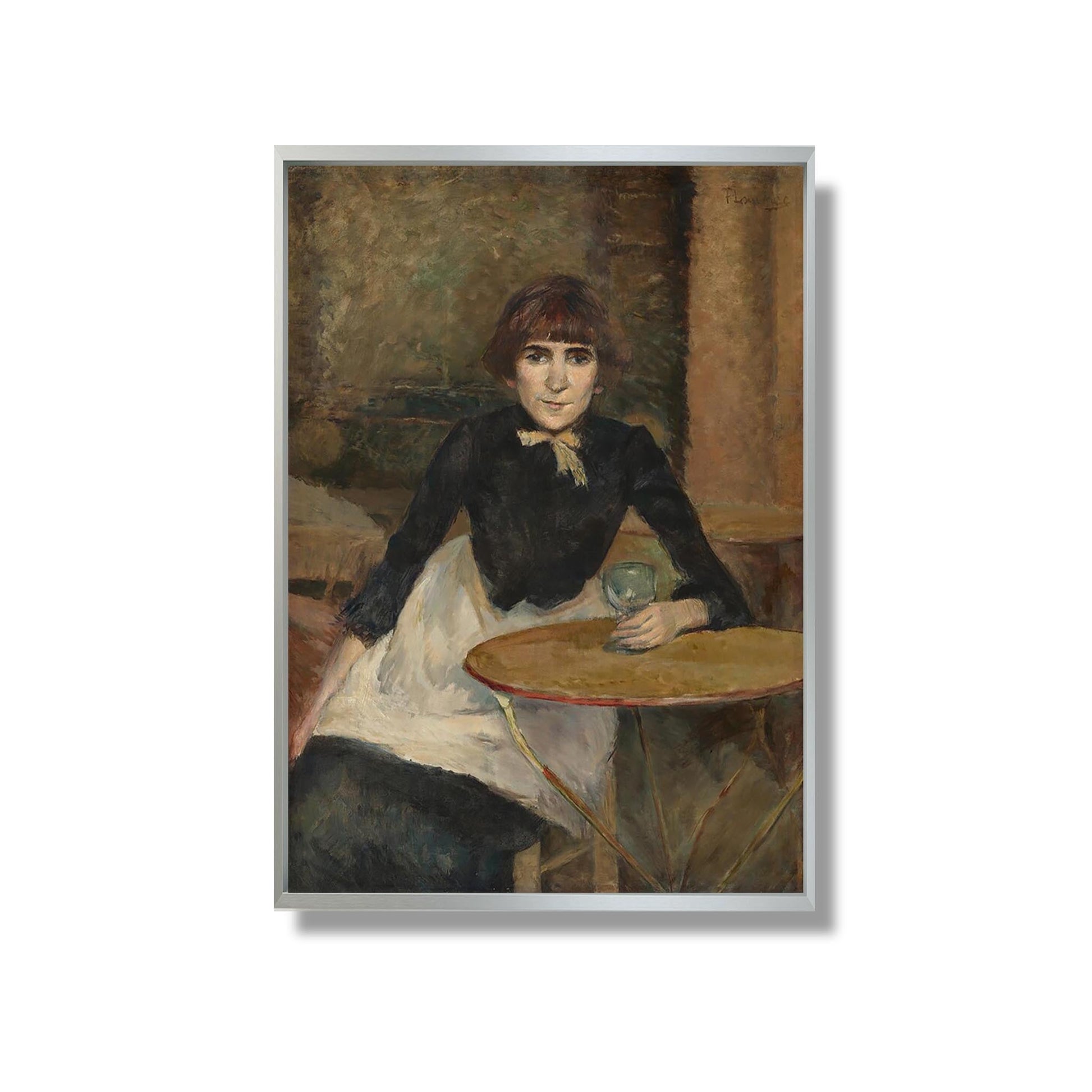 A la Bastille (Jeanne Wenz) - Henri de Toulouse-Lautrec - Reproduction Peinture