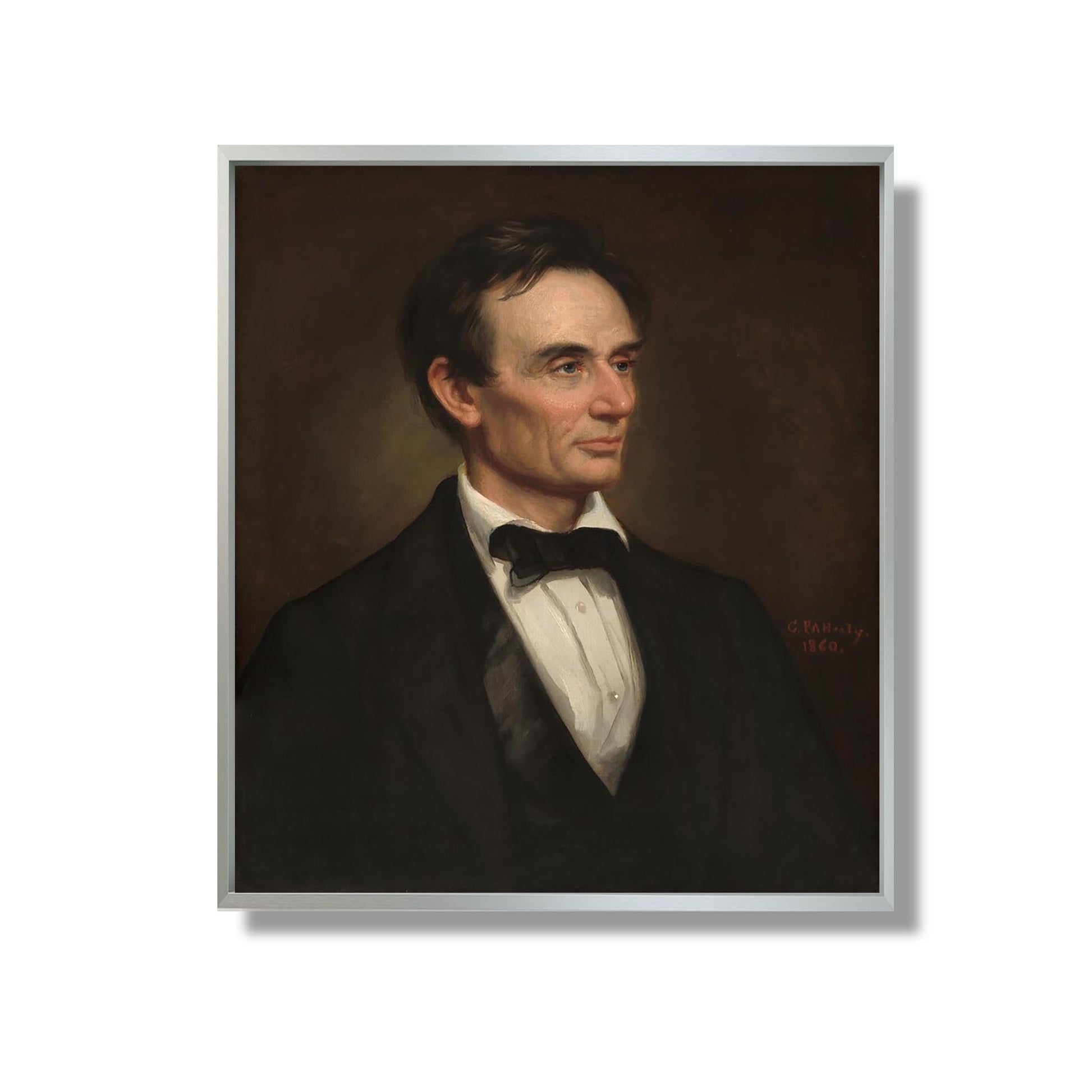 Abraham Lincoln - George Peter Alexander Healy - Reproduction Peinture