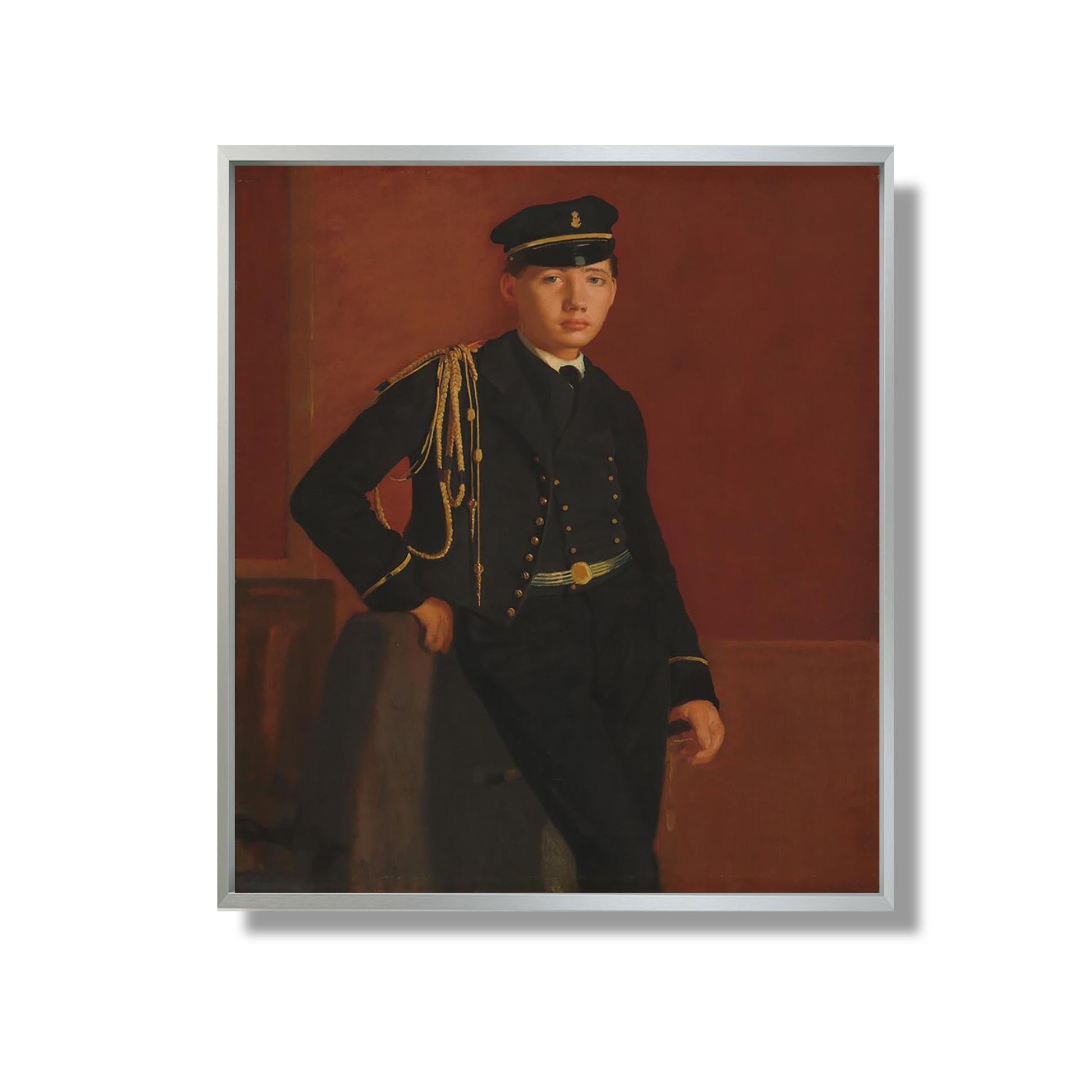 Achille De Gas en uniforme de cadet - Edgar Degas - Reproduction Peinture