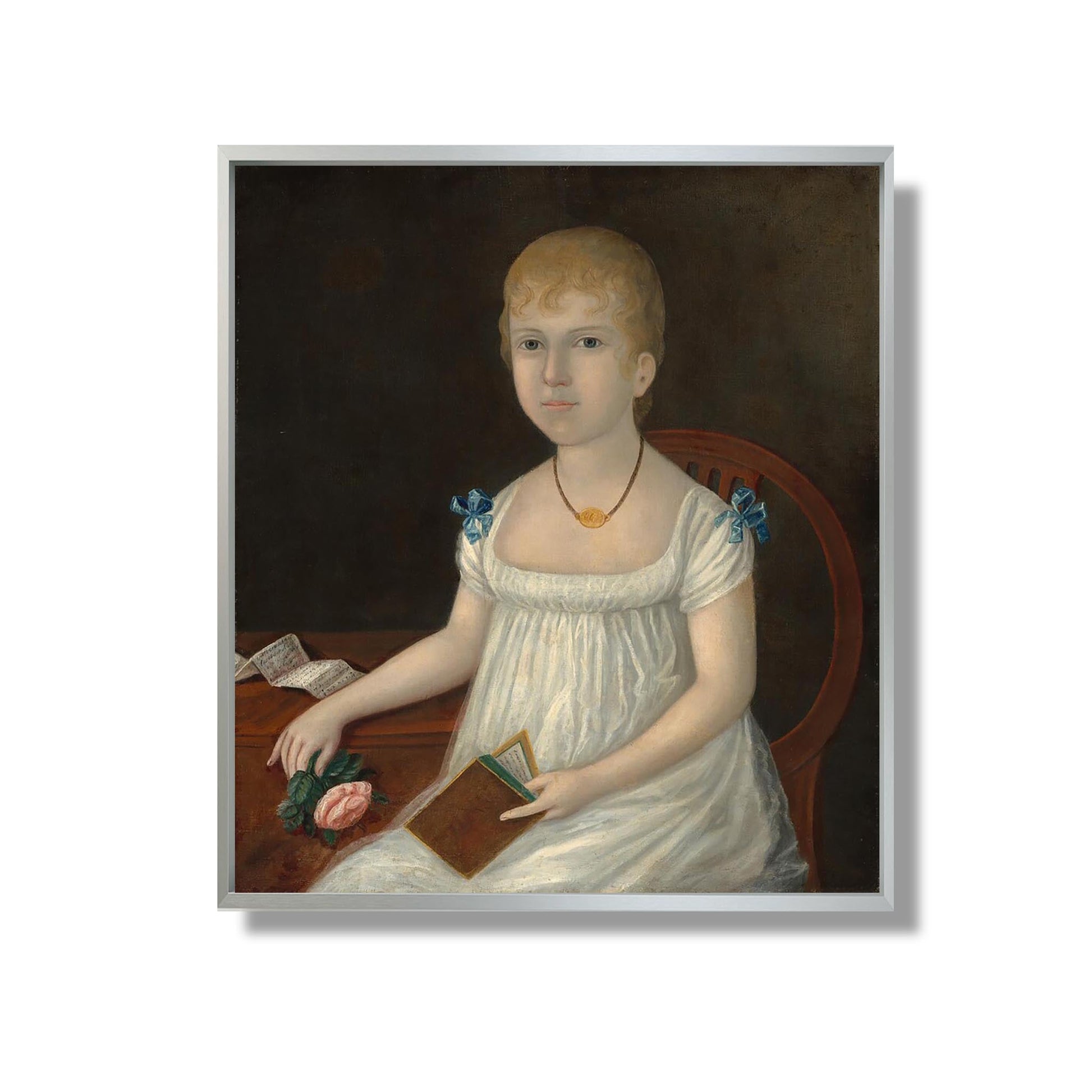 Adelina Morton - Joshua Johnson - Reproduction Peinture