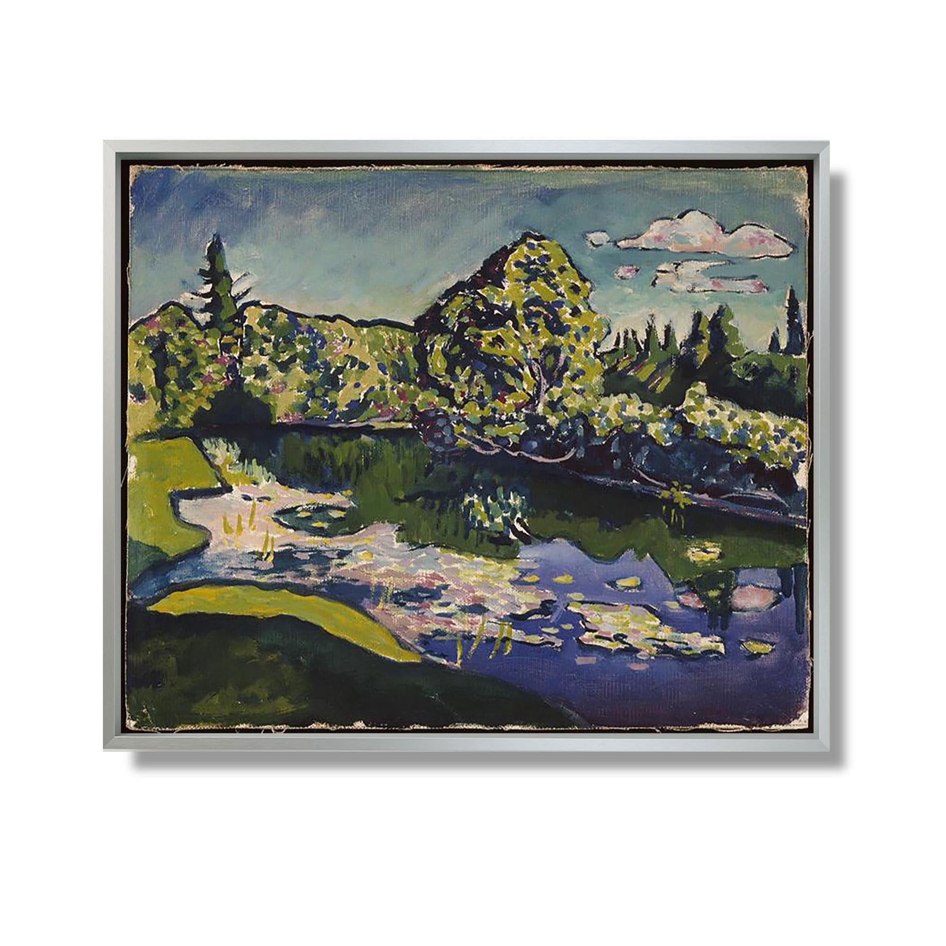 Akhtyrka. Park Pond - Wassily Kandinsky - Reproduction Peinture