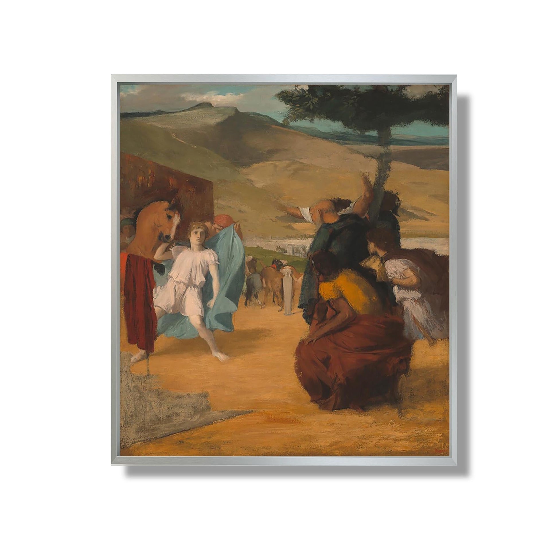 Alexandre et Bucephale - Edgar Degas - Reproduction Peinture
