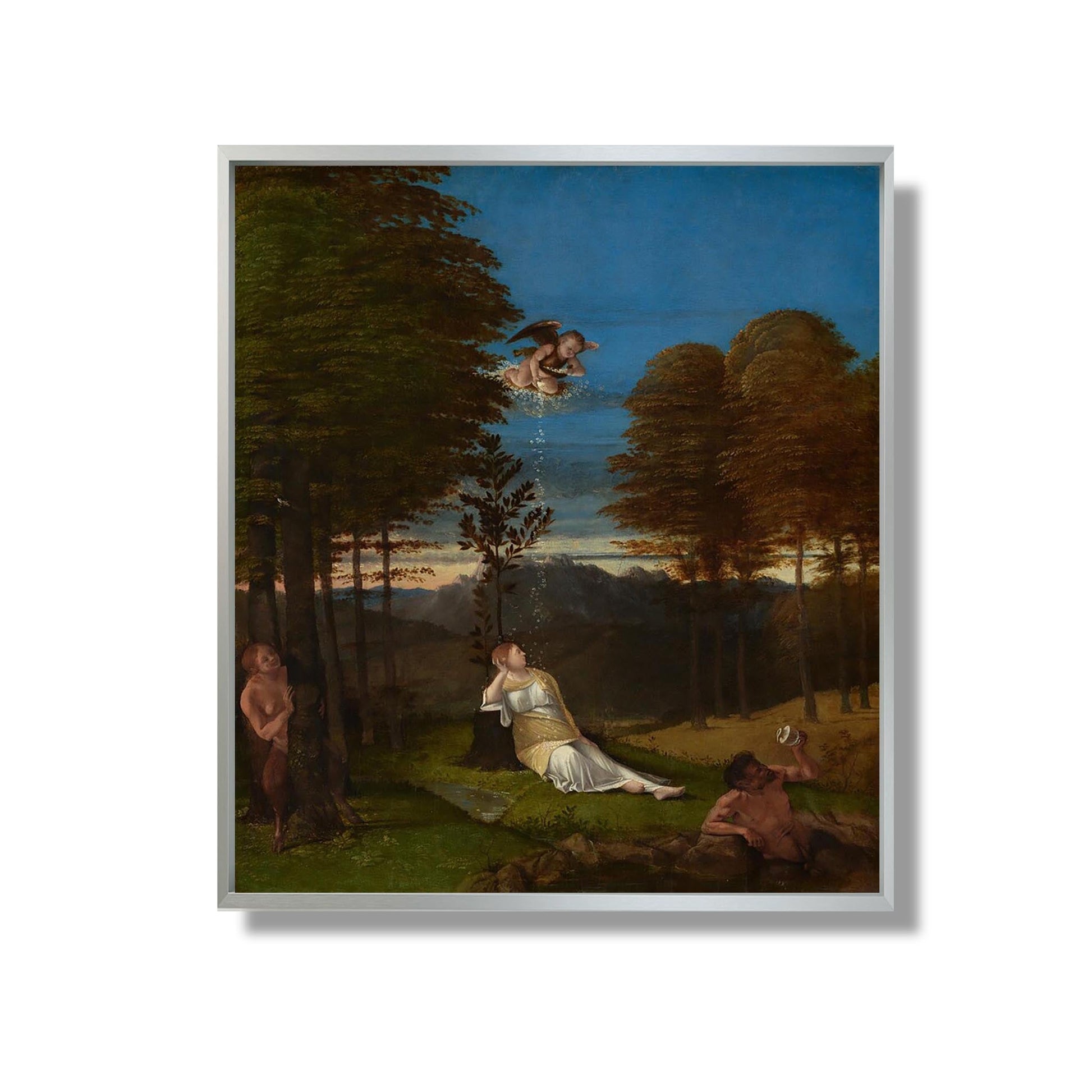 Allégorie de la chasteté - Lorenzo Lotto - Reproduction Peinture