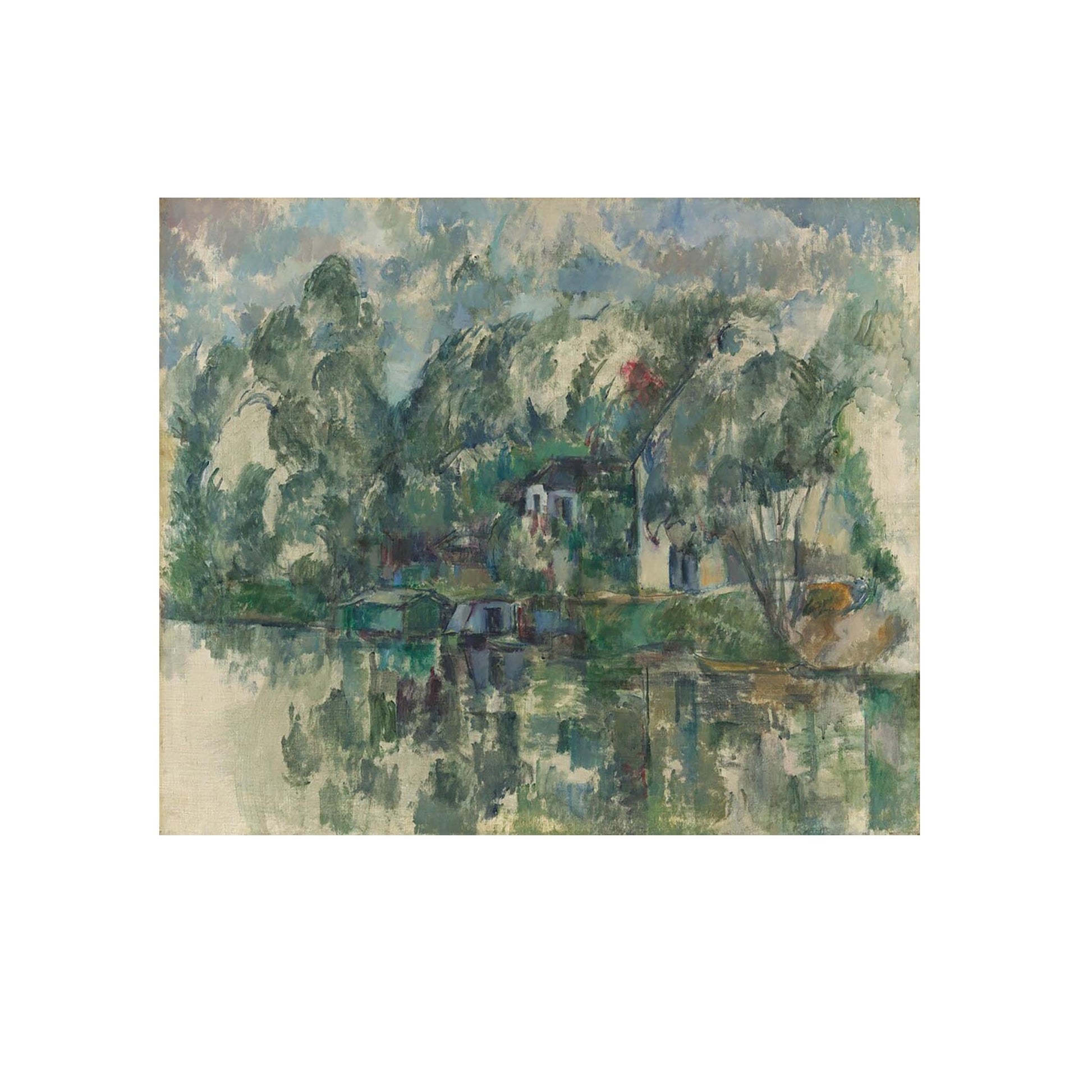 Au Bord de l'Eau - Paul Cézanne - Reproduction Peinture