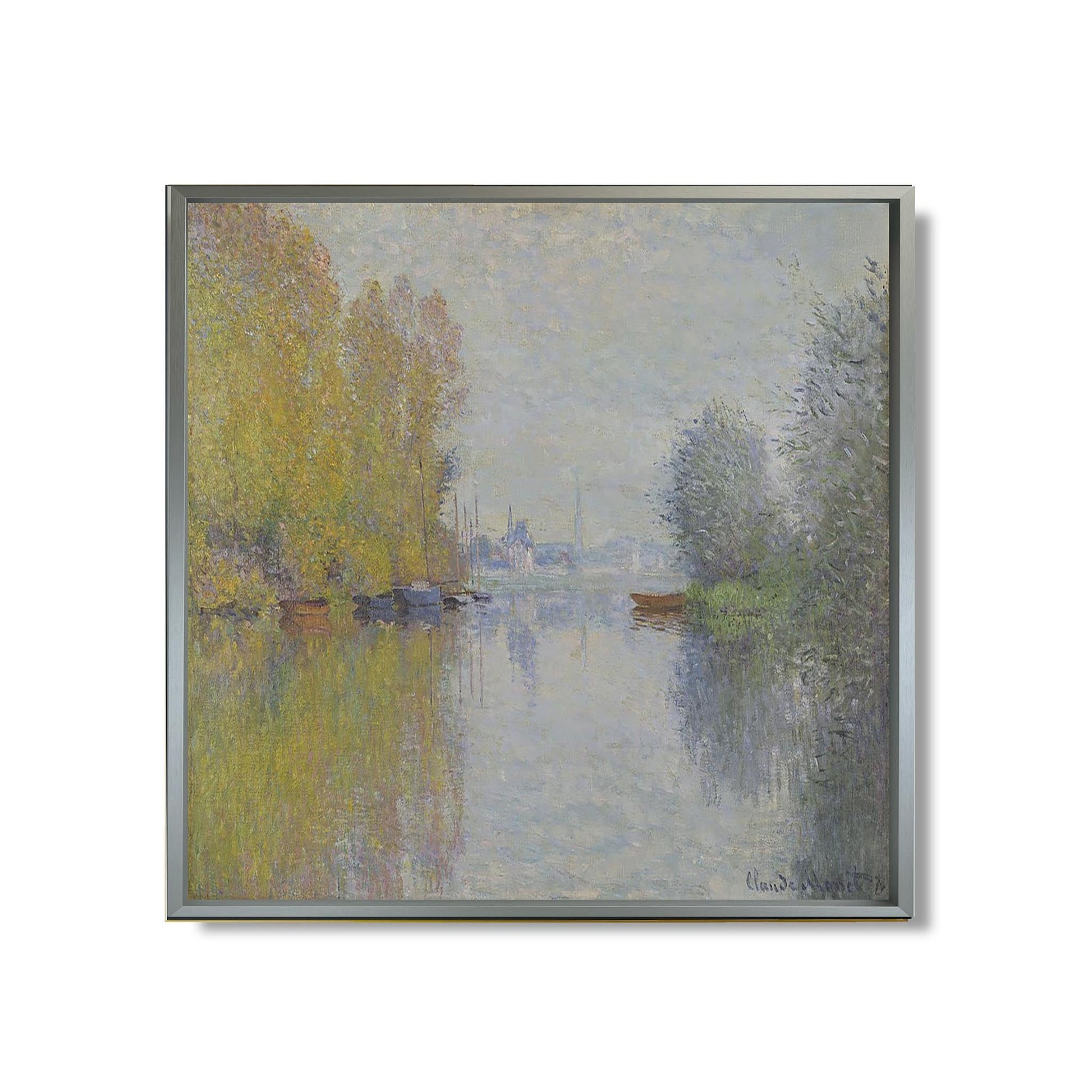 Automne sur la Seine, Argenteuil - Claude Monet - Reproduction Peinture