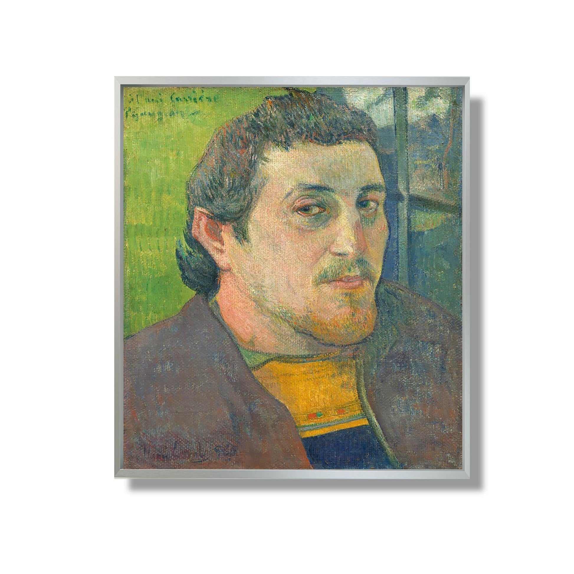 Autoportrait dédié à Carrière - Paul Gauguin - Reproduction Peinture
