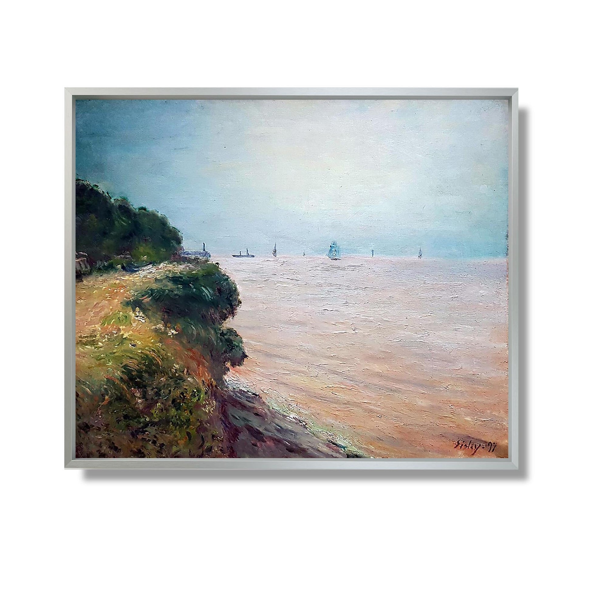 Baie Langland - Alfred Sisley - Reproduction Peinture