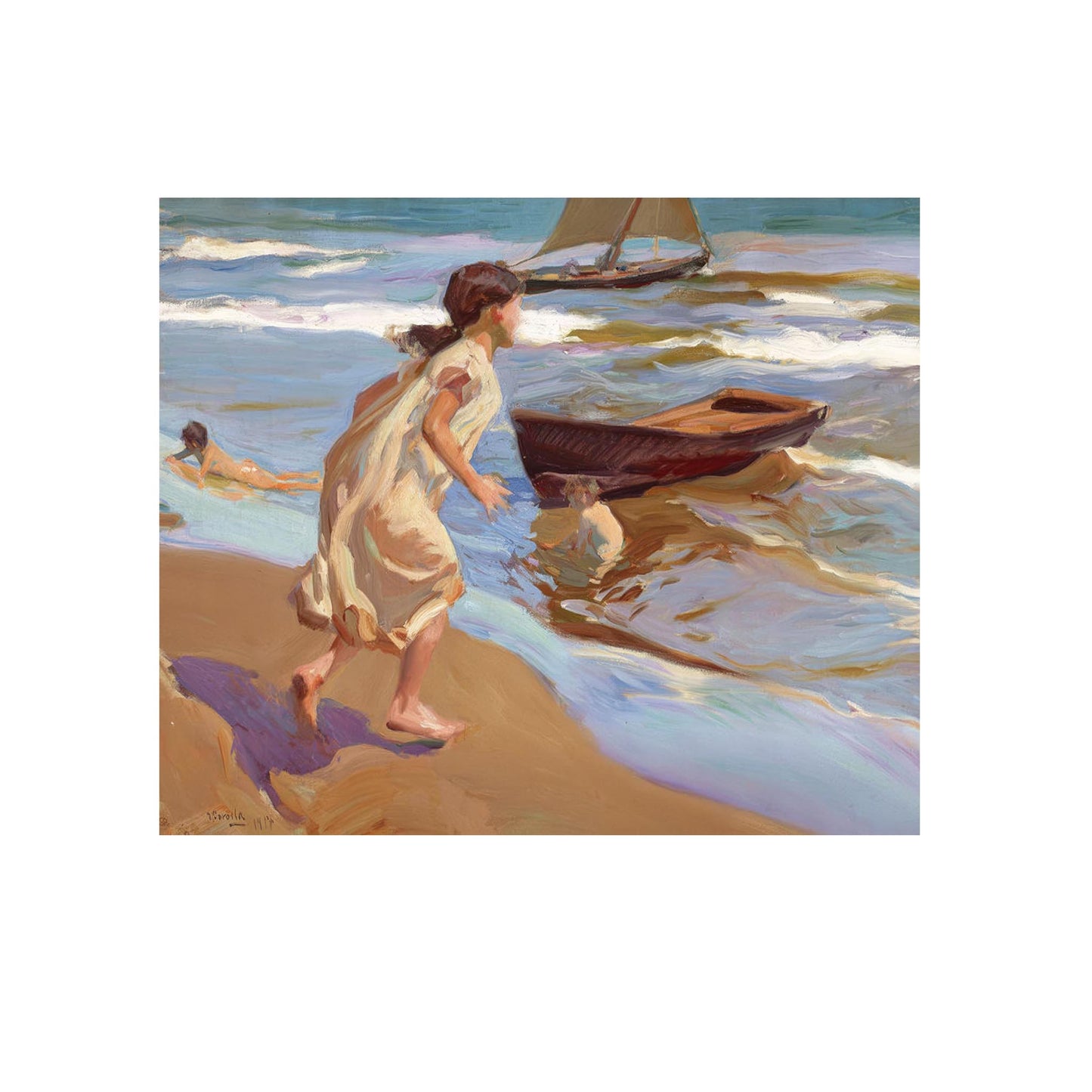 Bathing Hour - Joaquin Sorolla y Bastida