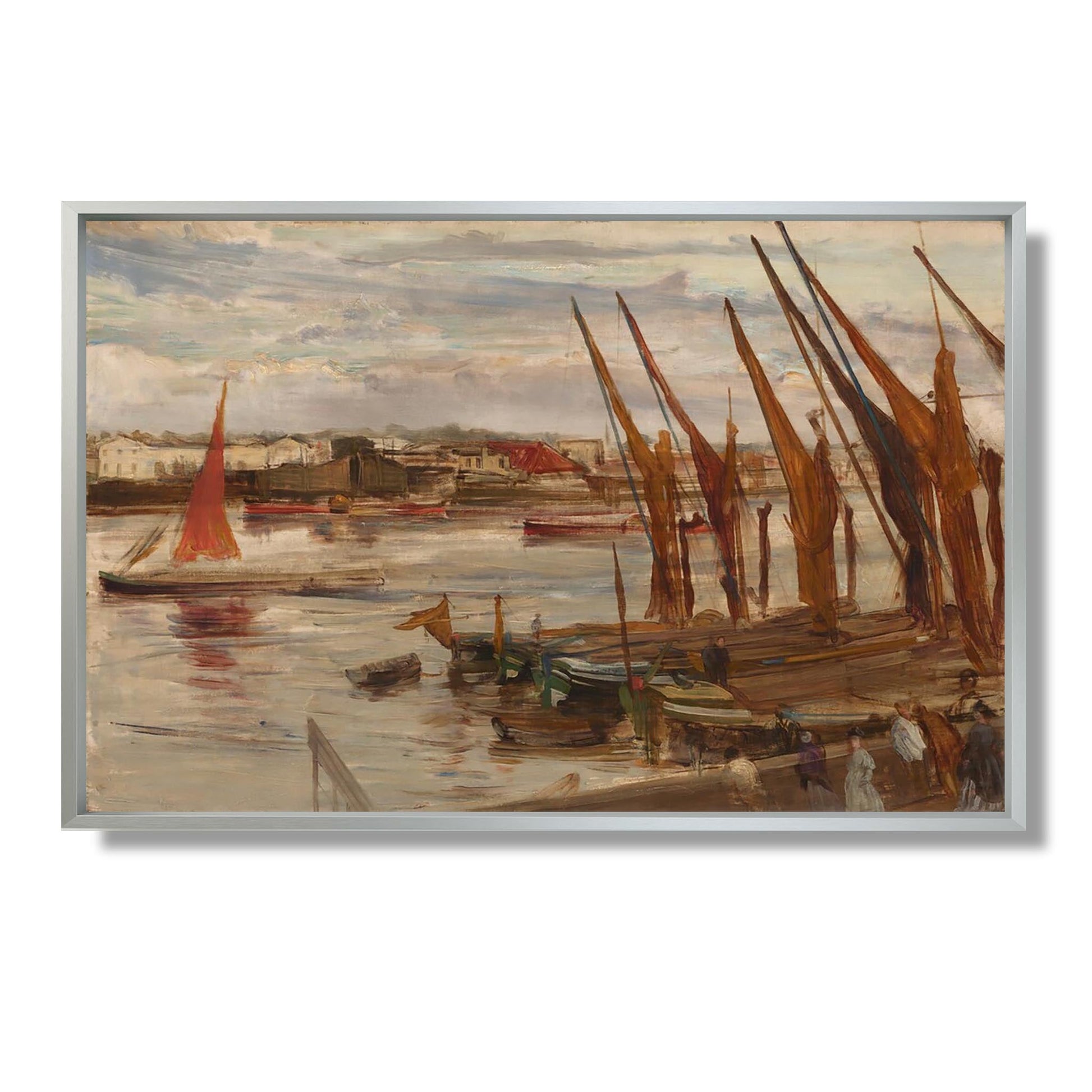 Battersea Reach - James McNeill Whistler - Reproduction Peinture