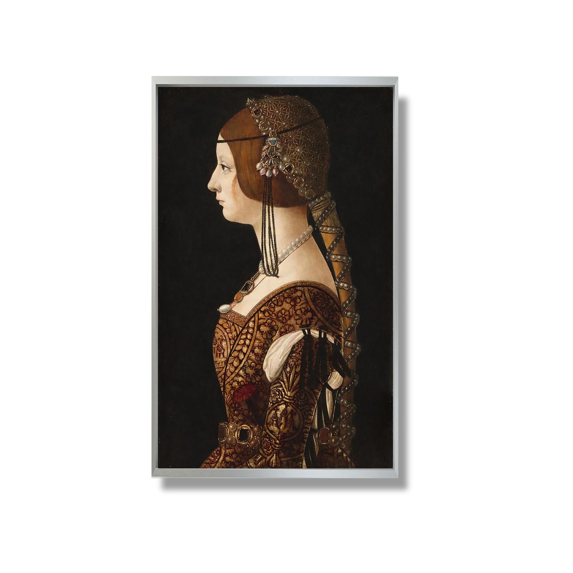 Bianca Maria Sforza - Ambrogio de Predis - Reproduction Peinture