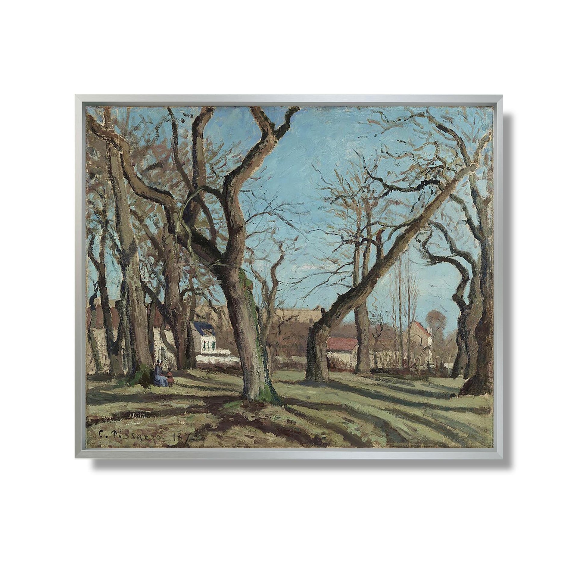Bois de châtaigniers à Louveciennes - Camille Pissarro - Reproduction Peinture