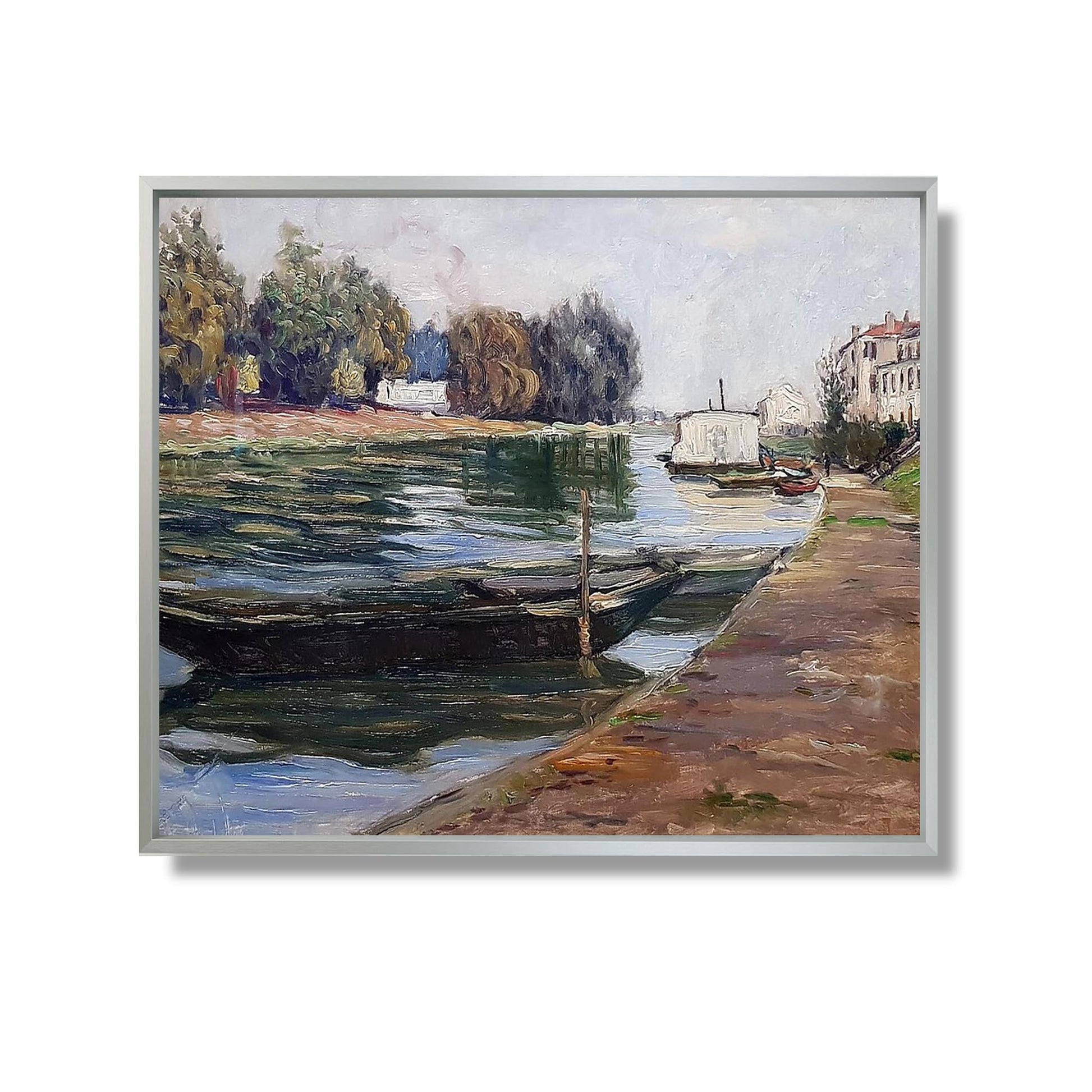 Bords de Seine - Gustave Caillebotte - Reproduction Peinture