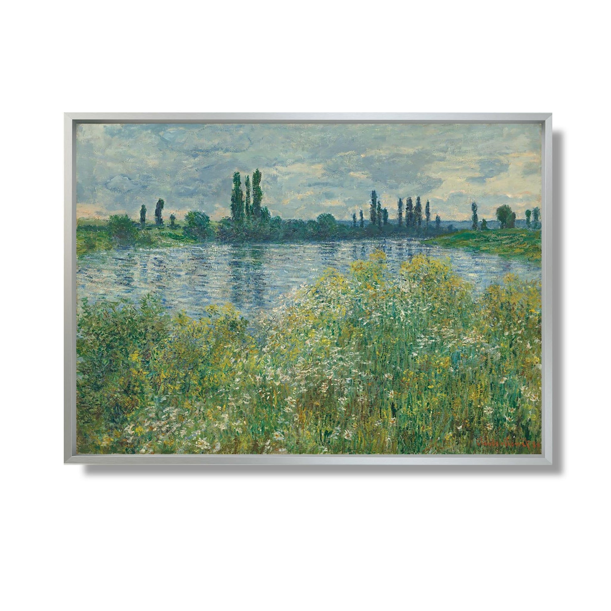 Bords de Seine, Vétheuil - Claude Monet - Reproduction Peinture