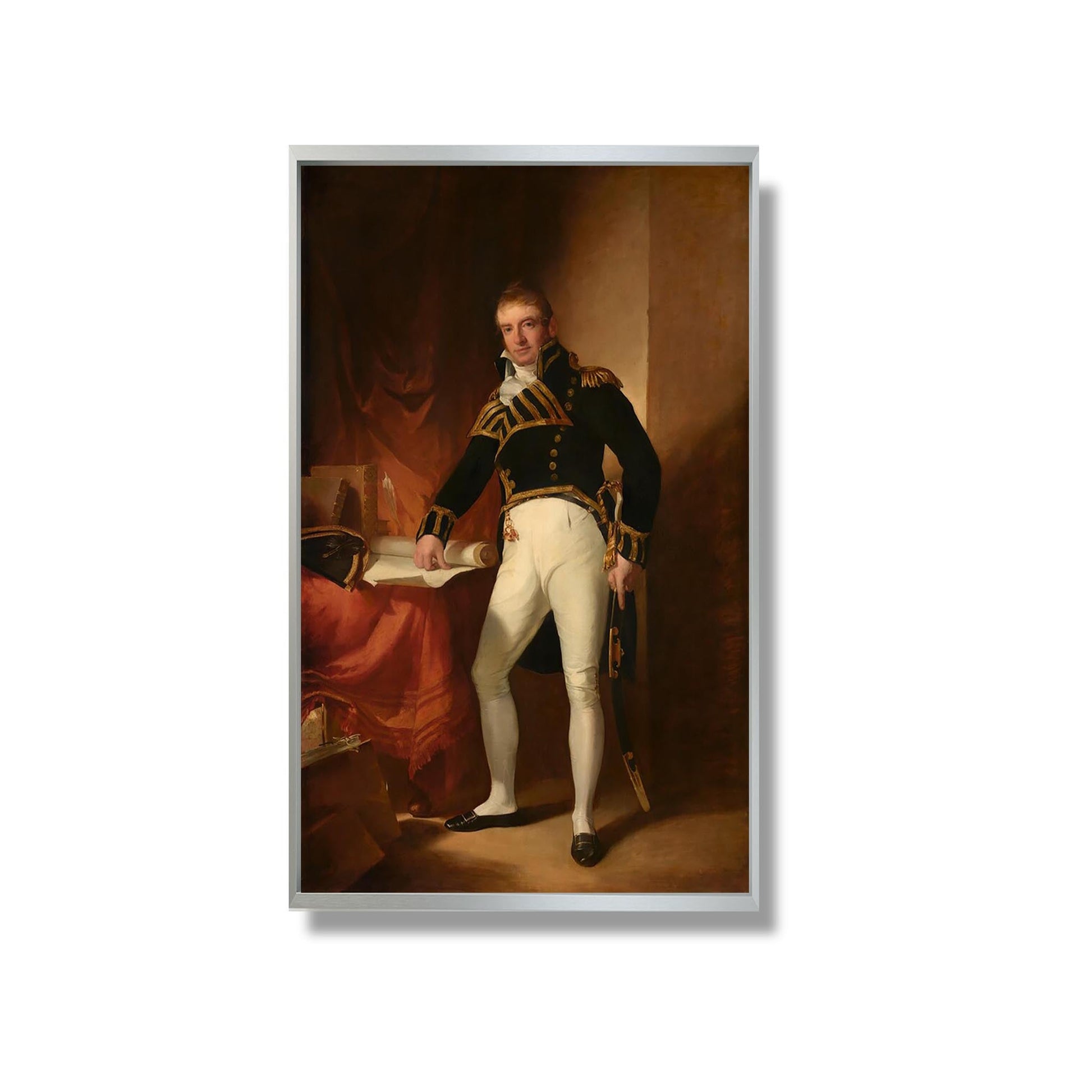 Captain Charles Stewart - Thomas Sully - Reproduction Peinture