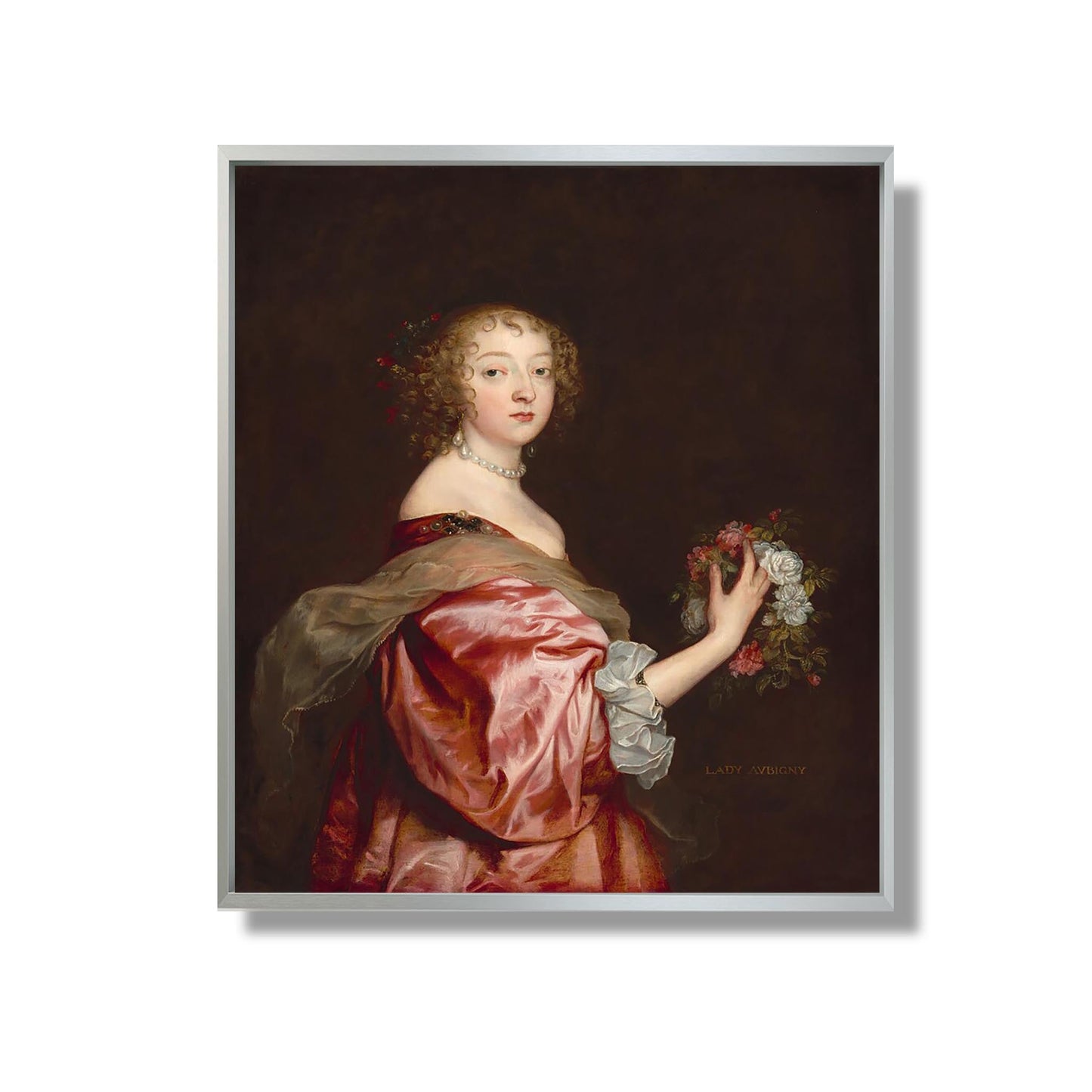 Catherine Howard, Lady d'Aubigny - Sir Anthony van Dyck - Reproduction Peinture