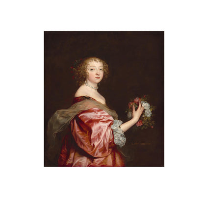 Catherine Howard, Lady d'Aubigny - Sir Anthony van Dyck - Reproduction Peinture