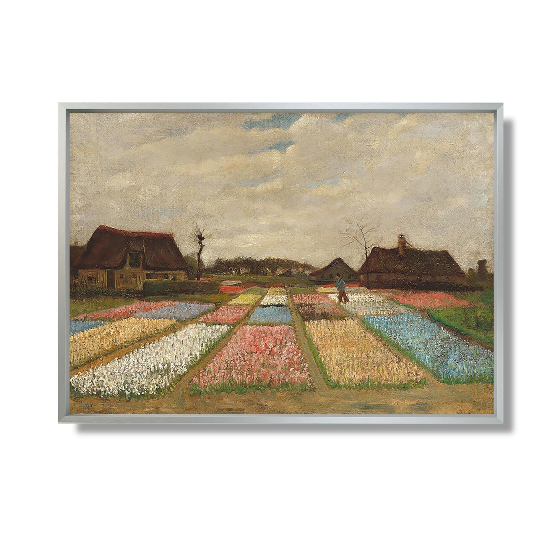 Champs de Fleurs en Hollande - Vincent Van Gogh - Reproduction Peinture