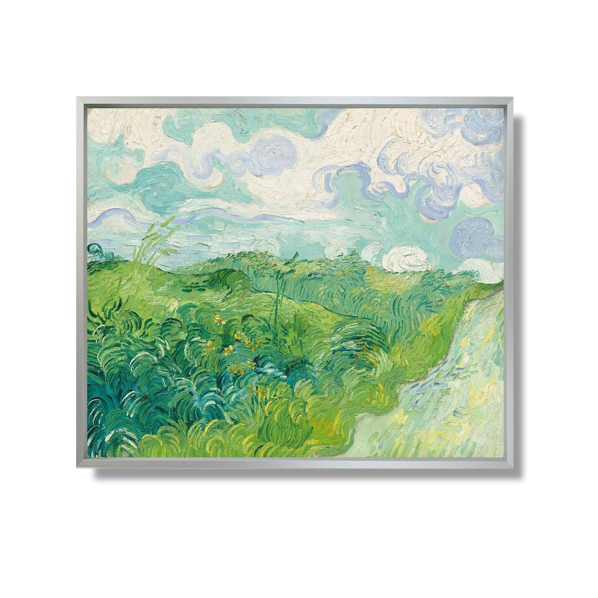 Champs de blé verts, Auvers - Vincent Van Gogh - Reproduction Peinture