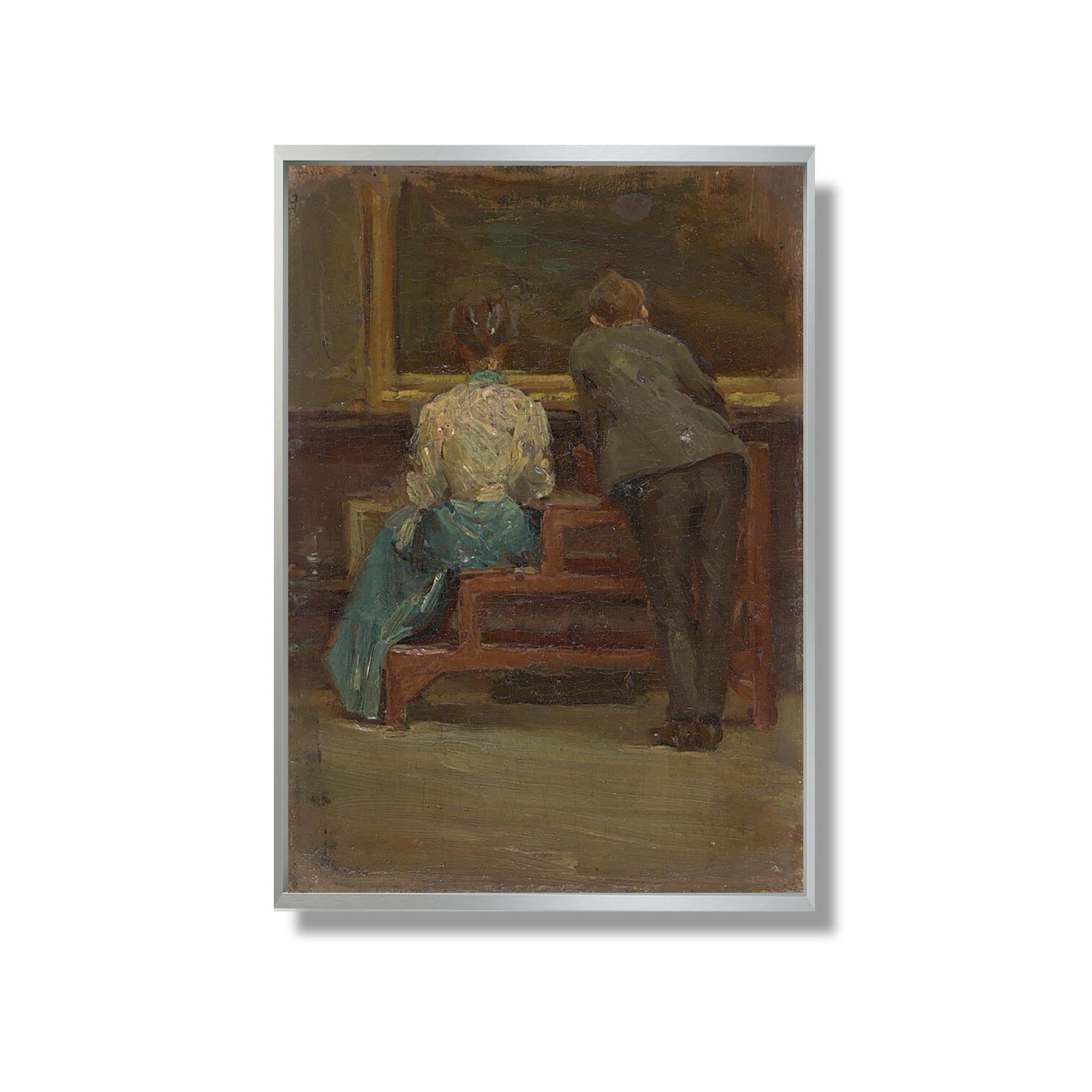 Charles Sheeler and Nina Allender - Morton Livingston Schamberg - Reproduction Peinture