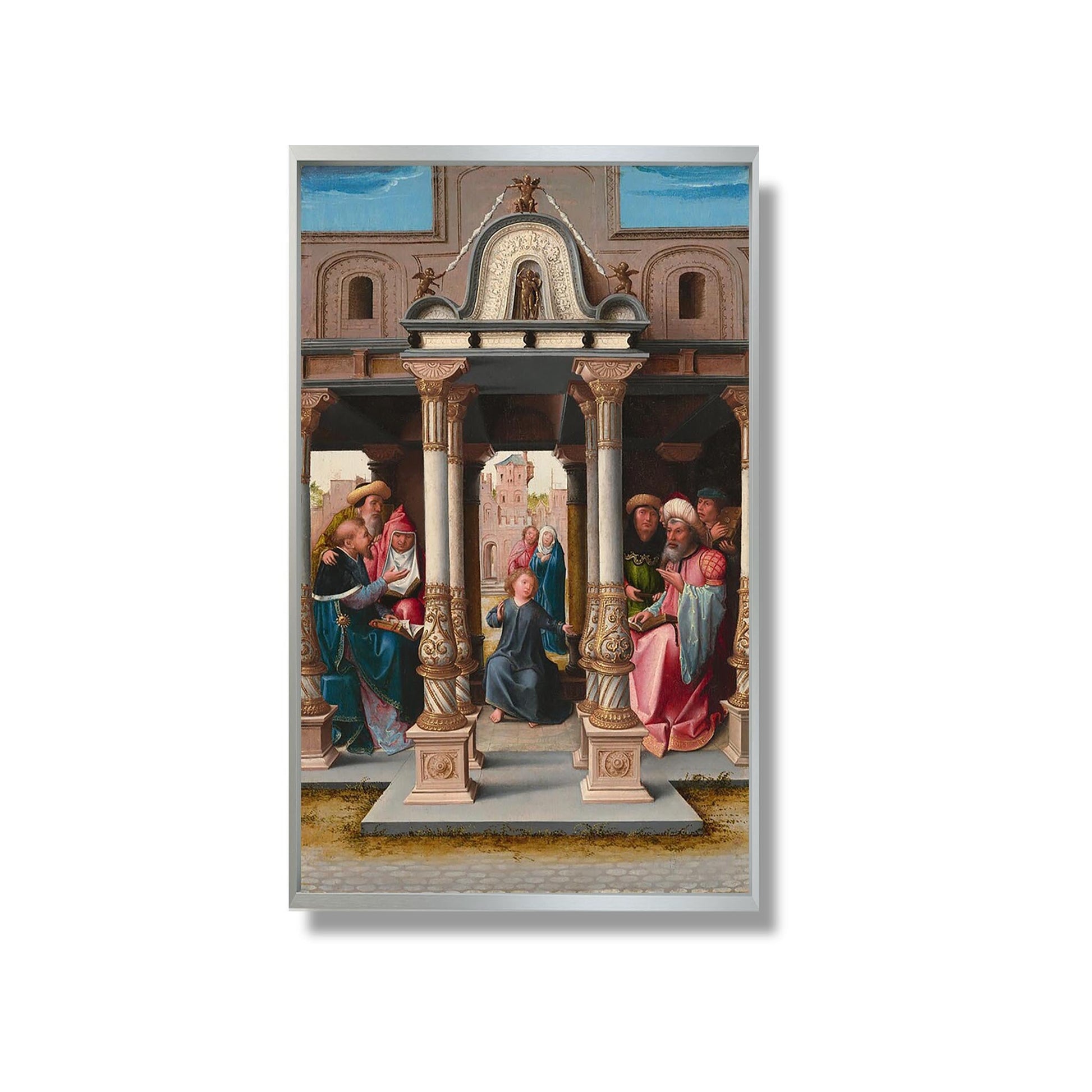 Christ among the Doctors - Bernard van Orley - Reproduction Peinture