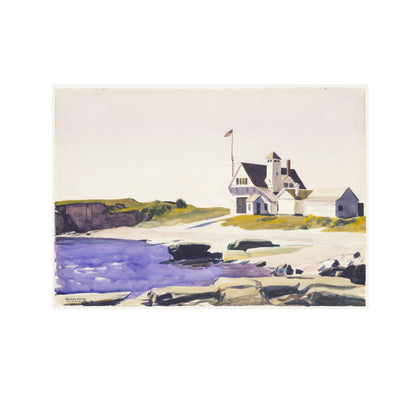 Coast Guard Station, Two Lights, Maine - Edward Hopper