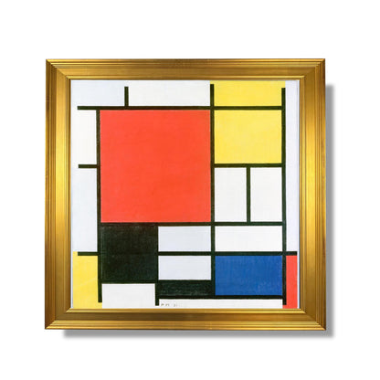 Komposition II in Rot, Blau und Gelb - Piet Mondrian