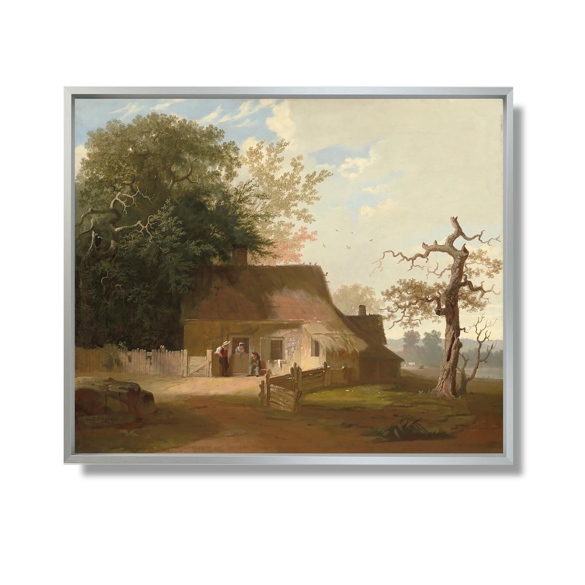 Cottage Scenery - George Caleb Bingham - Reproduction Peinture