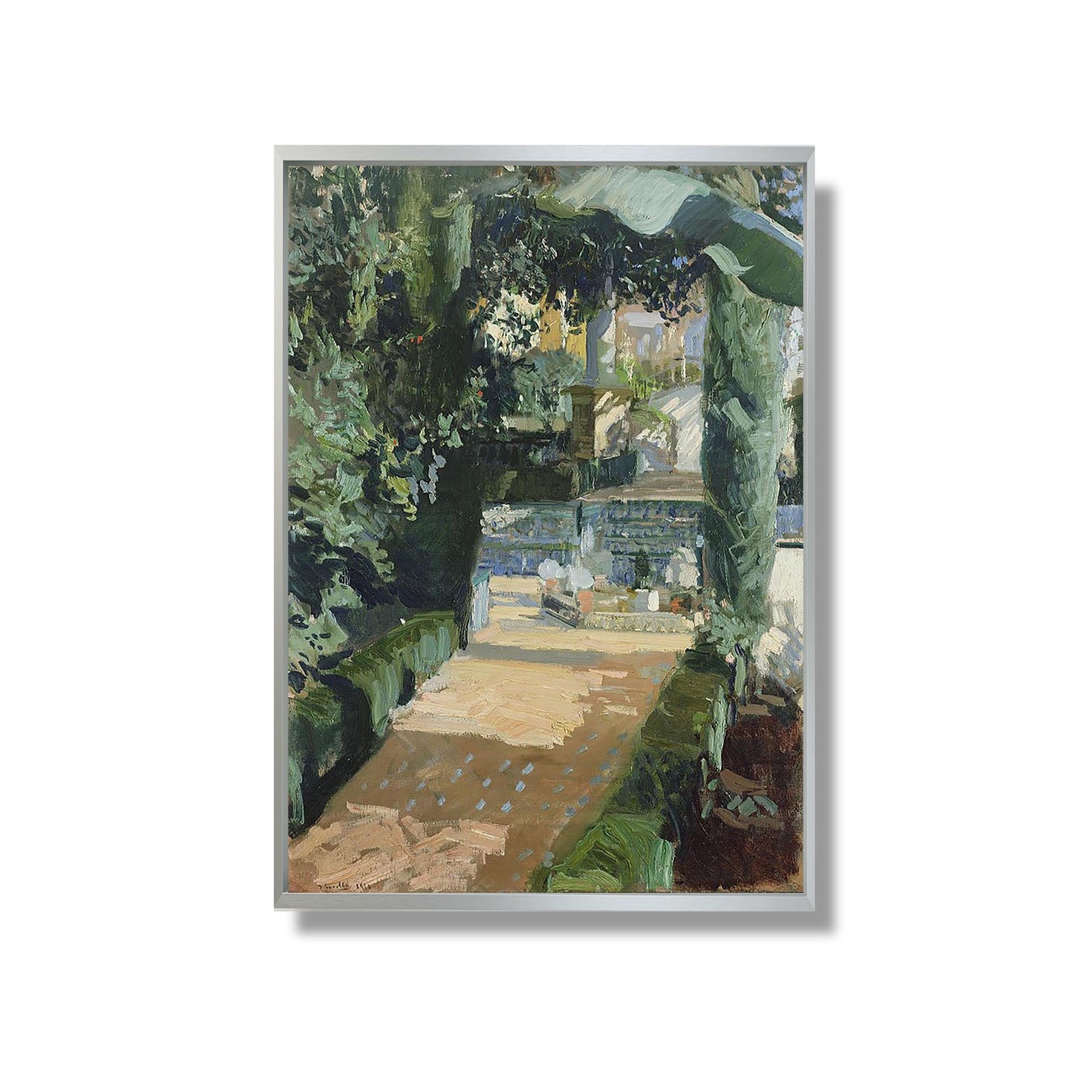 Cour des Danses, Alcázar, Séville - Joaquin Sorolla y Bastida - Reproduction Peinture