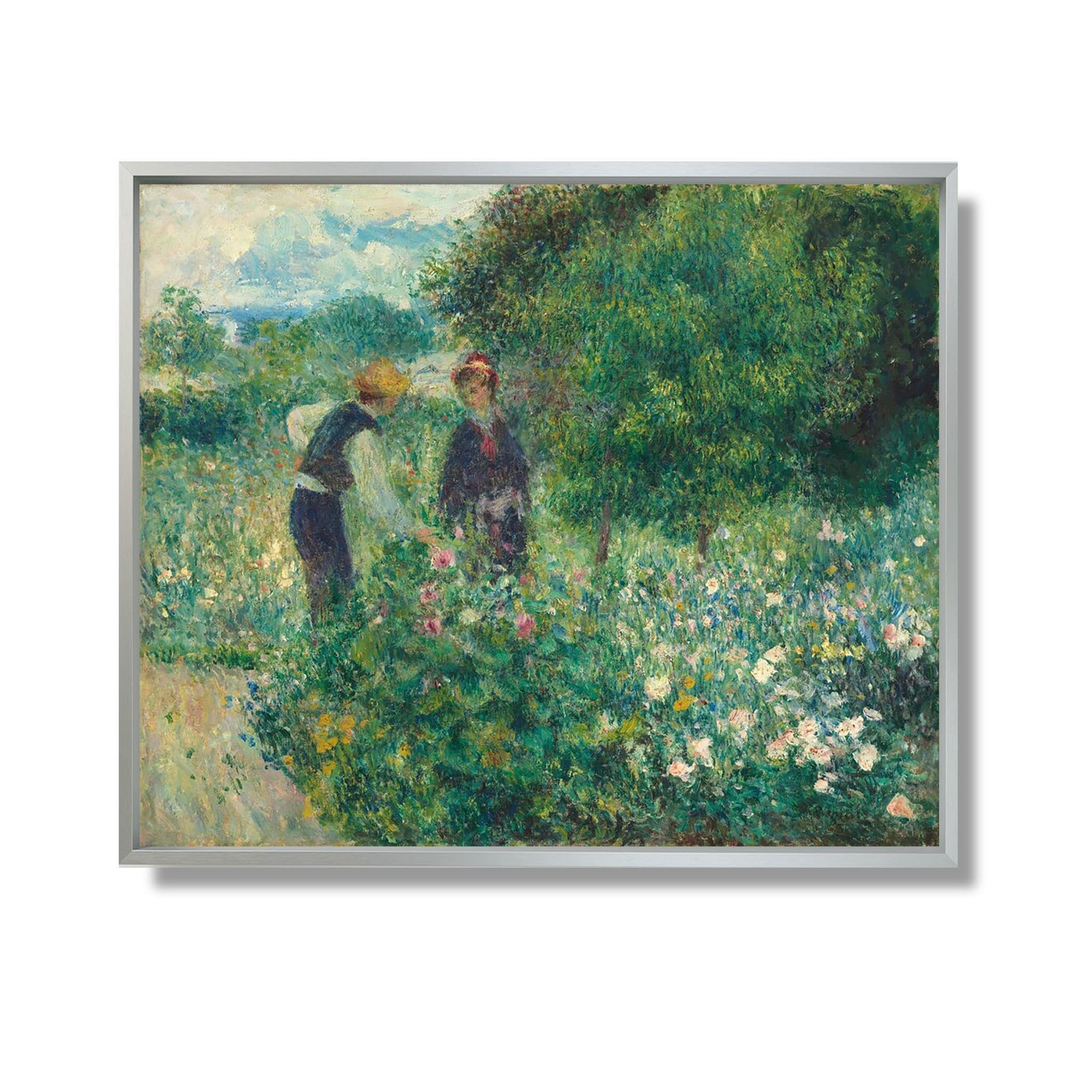 Cueillette de fleurs - Auguste Renoir - Reproduction Peinture
