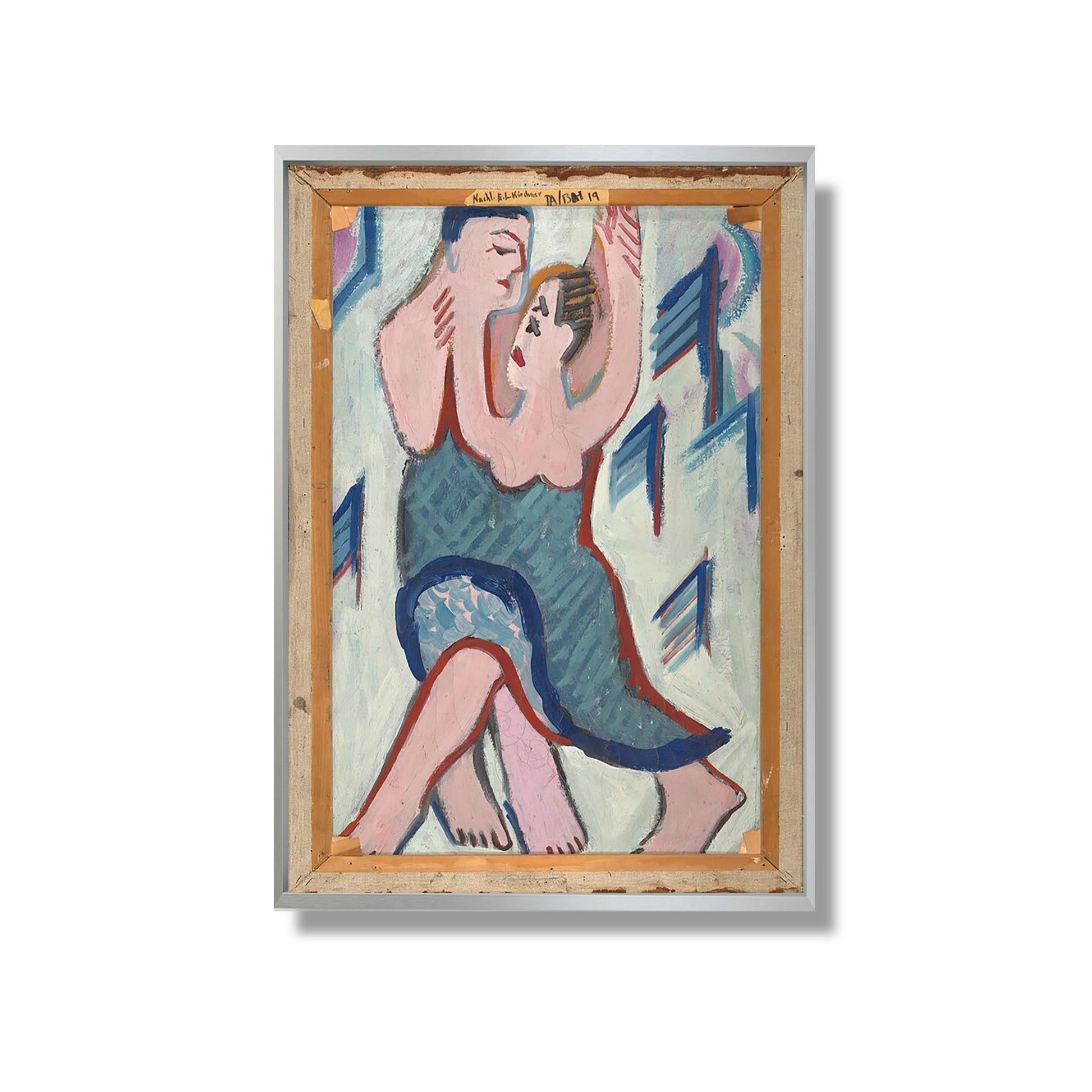 Dancing Couple in the Snow - Ernst Ludwig Kirchner - Reproduction Peinture