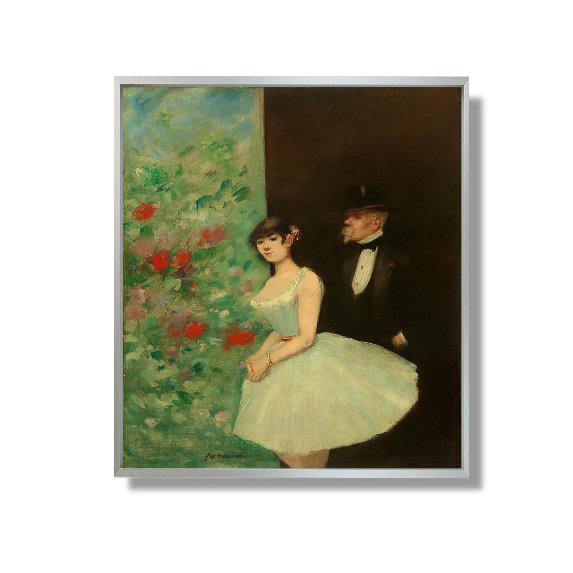 Dans les coulisses - Jean-Louis Forain - Reproduction Peinture